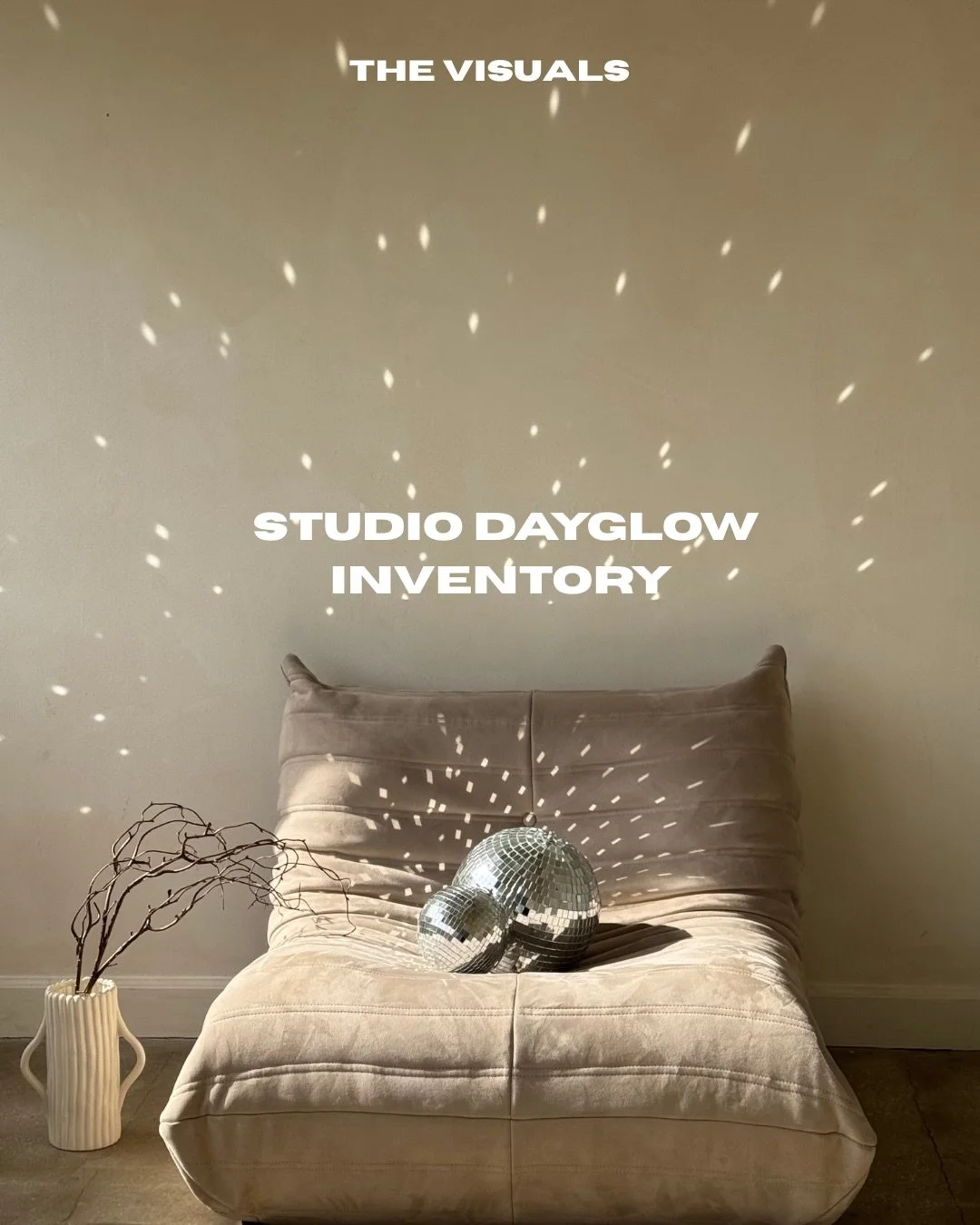Here is everything we currently have available in our Studio Dayglow ✨

You can also add extra add-ons from our inventory list like lights, air mattress, and more! We also create seasonal setups in Dayglow throughout the year 🌸☀️🎄