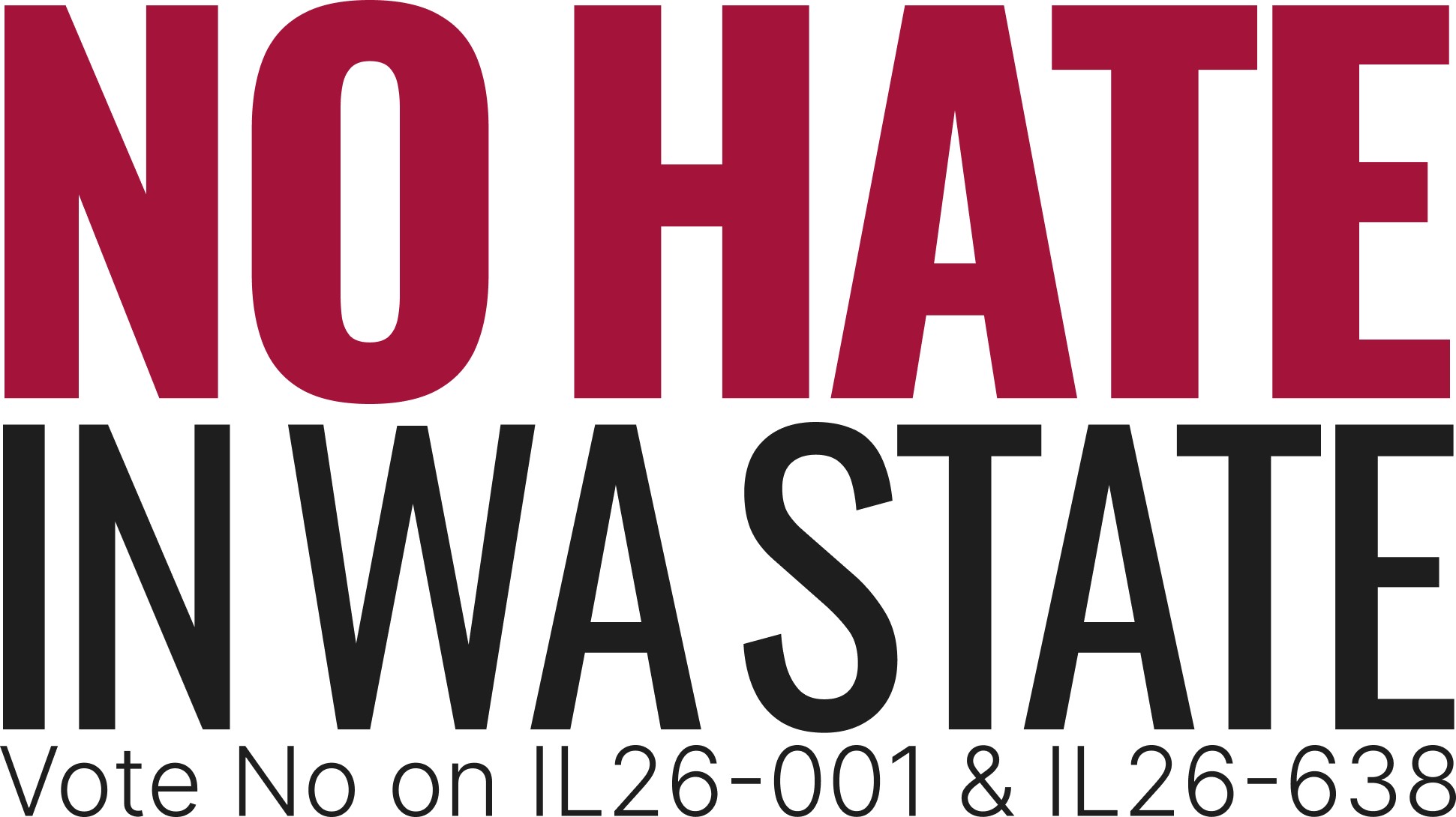 No Hate in WA State- Meet up