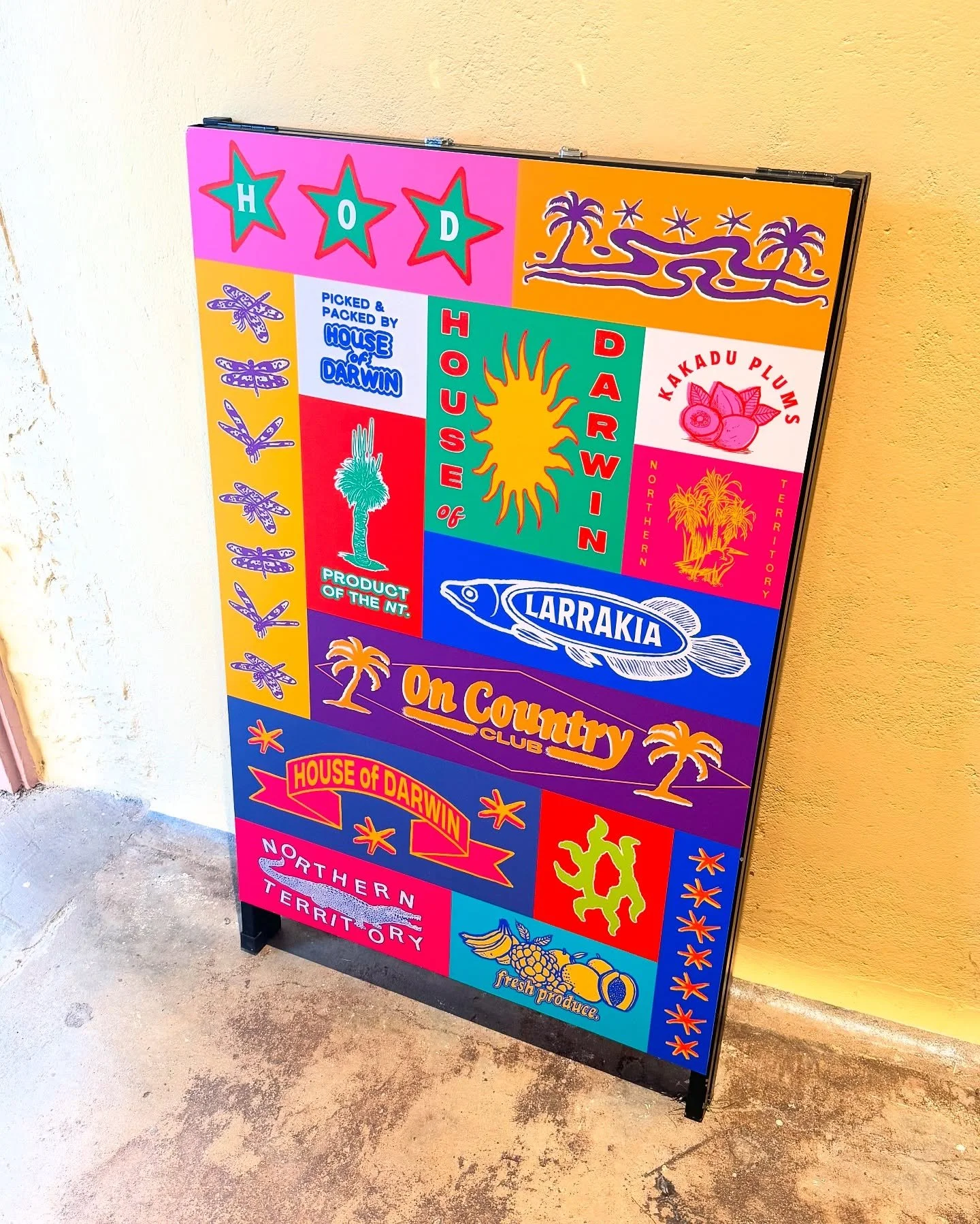 It&rsquo;s lucky doing projects like this when you&rsquo;re collabing with artists like @loonatoons. 🌀 Loved doing the creative direction for @houseofdarwinoncountryclub branding it&rsquo;s obviously so good and even better IRL!