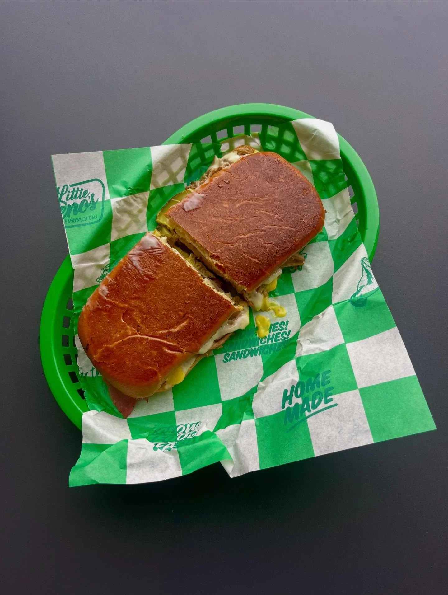 CUBANO
.
.
Grilled Cuban Bread
Roast Mojo Pork
Smoked Ham
Pickles
Mustard Aioli
.
.

.
.
.
.
.
.
.
.
.
.
.
#deli #sandwiches #newyork 
#cafe #reuben cubano 
banhmi italian breakfast 
bagel vegan vegansandwich 
veganfood newyorkdeli
handmade italiansa