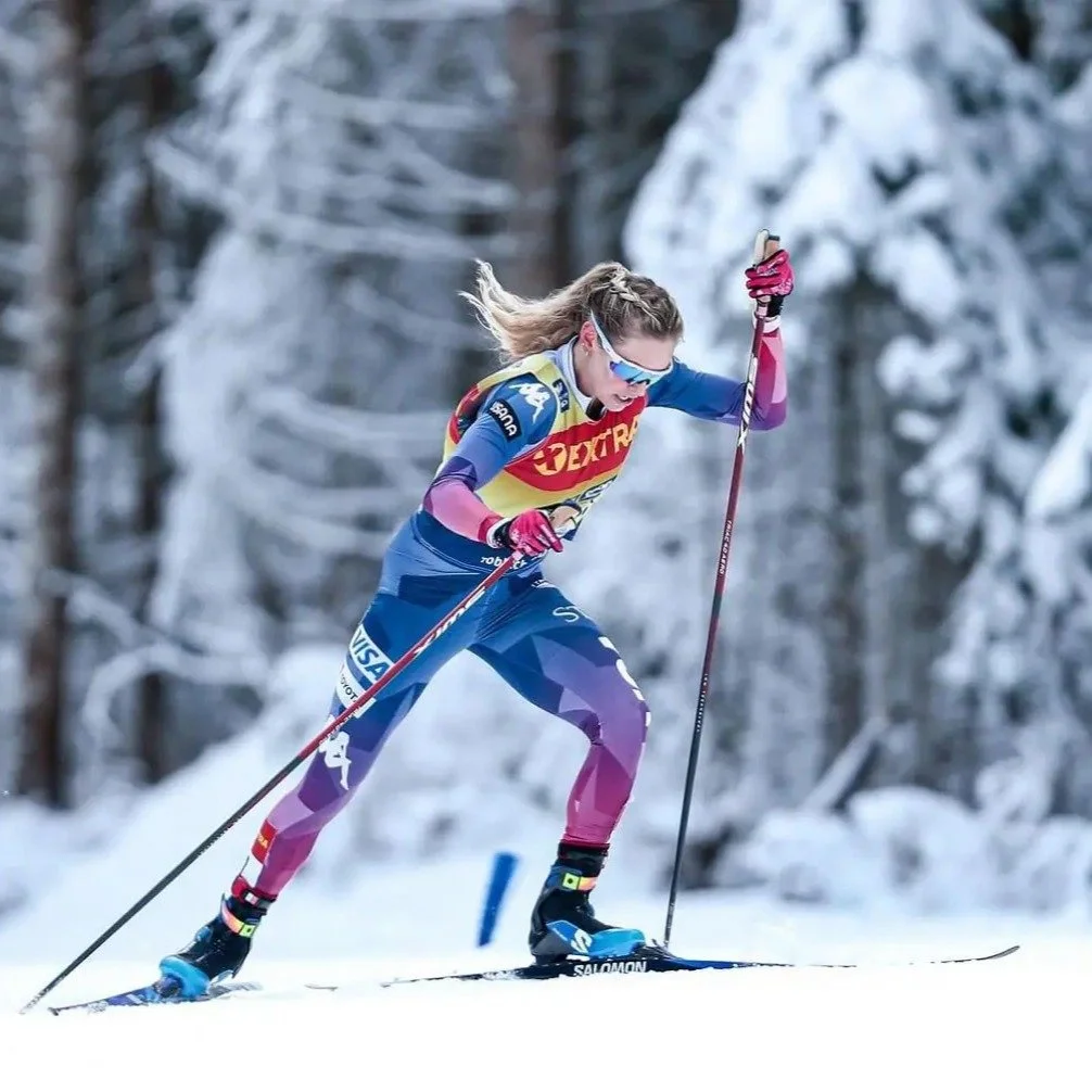 🏔️ Jessie Diggins and the “Big Stupid” 🏃‍♀️
Every summer, Olympic gold medalist and World Champion Jessie Diggins pauses her structured summer training for a wild, bold, soul-fueling adventure she calls “Big Stupid.” 😅