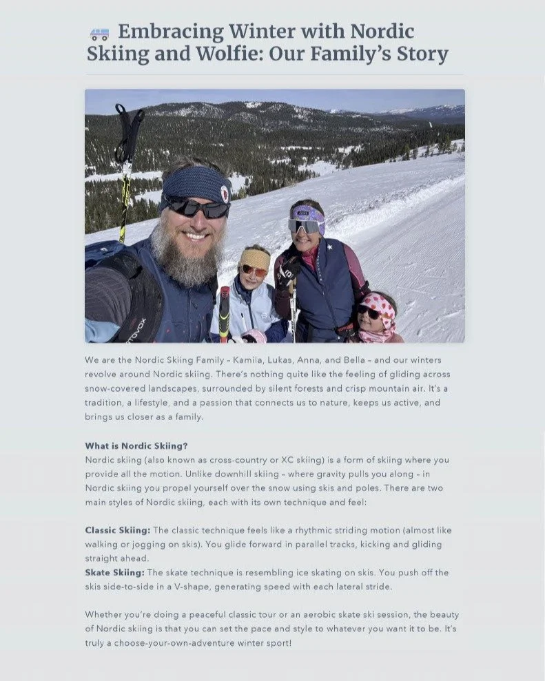 We’re grateful to @storytelleroverland for featuring our story earlier this year! 🙏✨ It’s an honor to be part of a community that celebrates adventure, creativity, human connection, and life on the road. 🚐💨
The article shares a glimps
