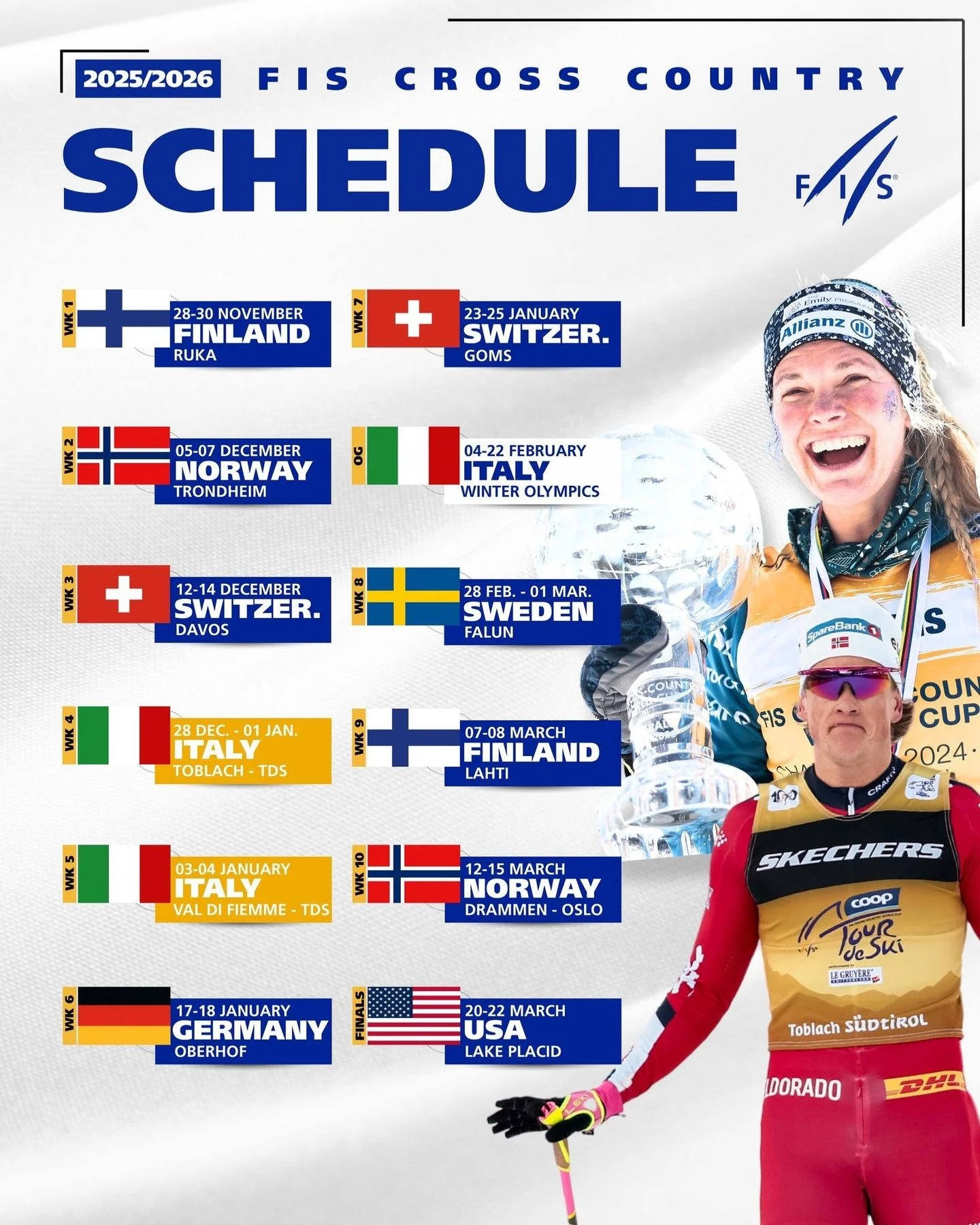 🚨 The Future of Snow Sports – Have Your Say! ❄️
FIS is looking for input from fans, athletes, and the ski community to help shape the future of competition formats and media coverage. This is your chance to speak up and influence where the sp