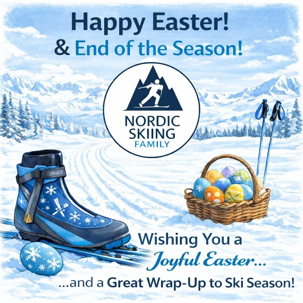 🐣❄️ Happy Easter from our family to yours!

As the snow softens or melts and the season winds down, we&rsquo;re grateful for every kilometer, every laugh, and every moment out on the trails together. 🎿💙

Whether it was your first time on &ldquo;sk