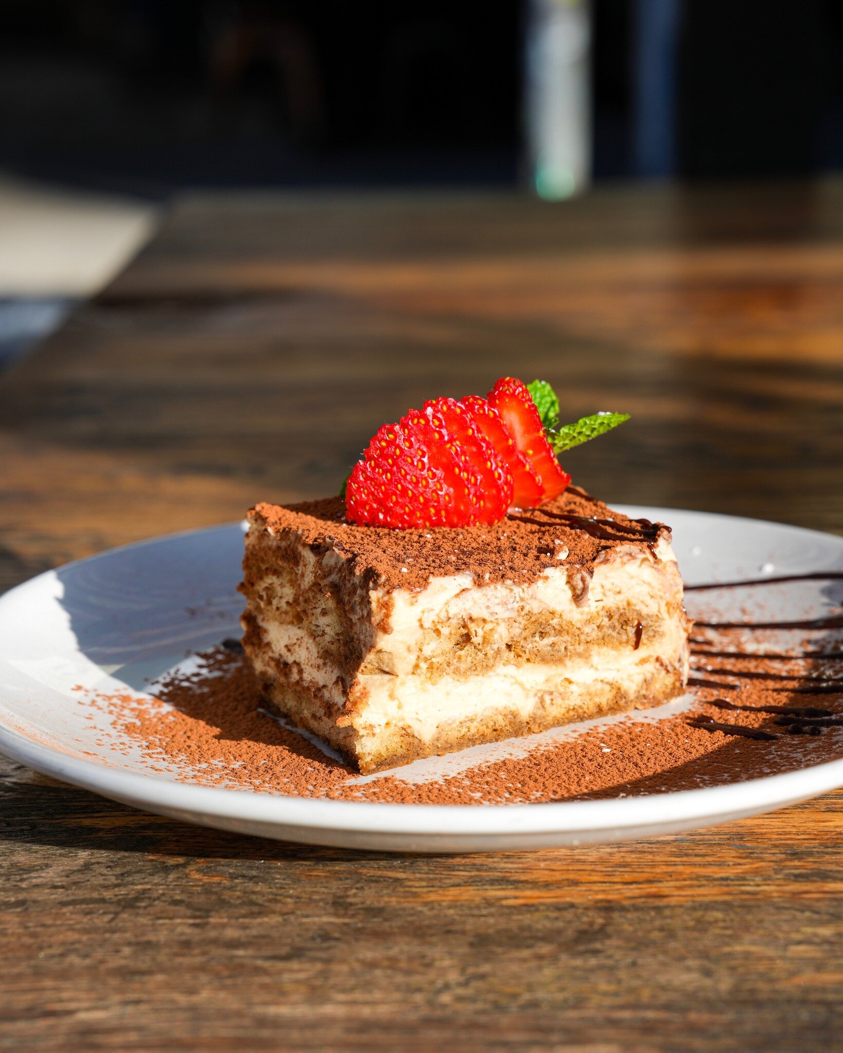 Don't let Sunday Scaries get you down - come in and treat yourself to a slice of heavenly Tiramisu at our restaurant! This classic Italian dessert features delicate ladyfingers soaked in rich espresso and layered with luscious whipped mascarpone crea