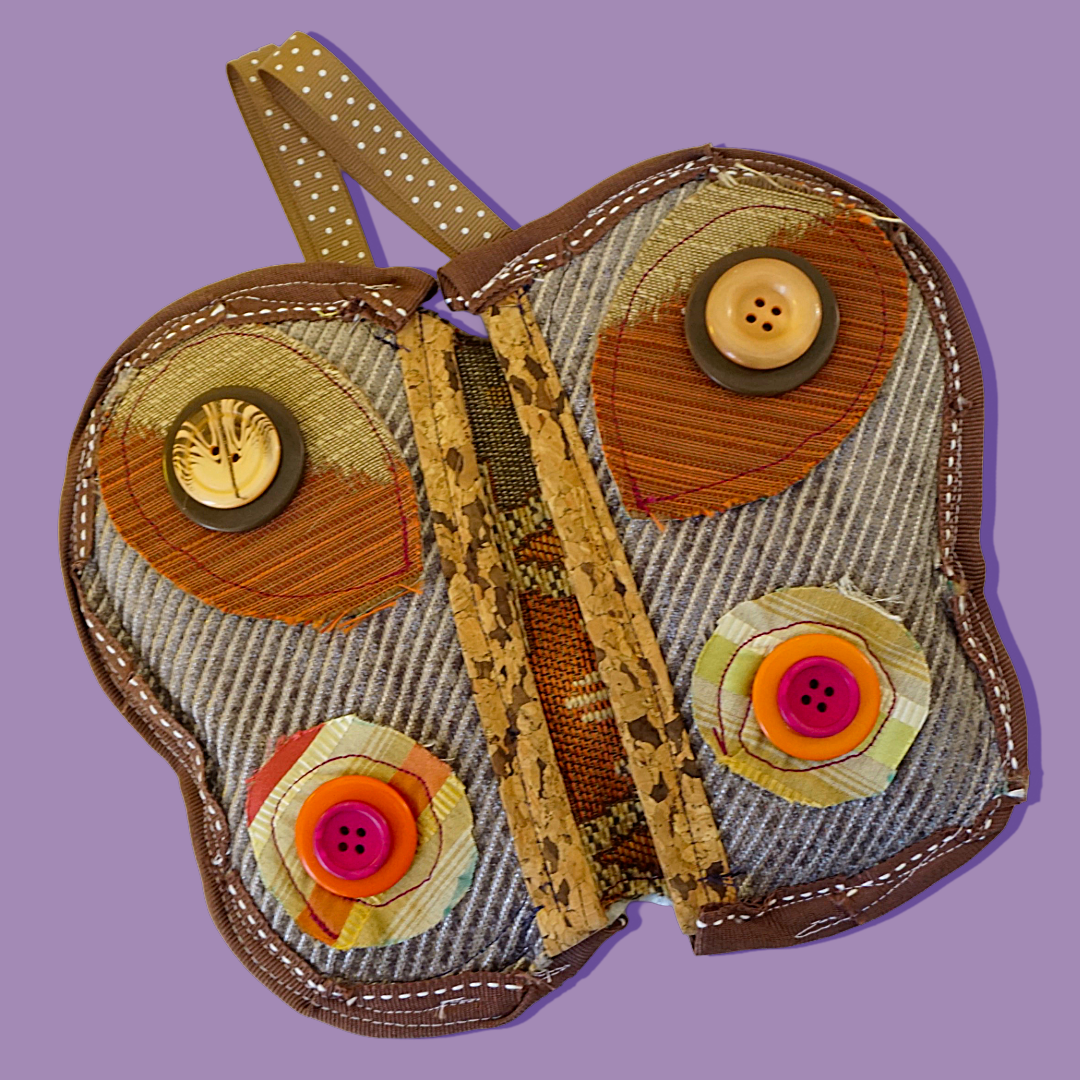 LAVENDER BUTTERFLY POT HOLDER