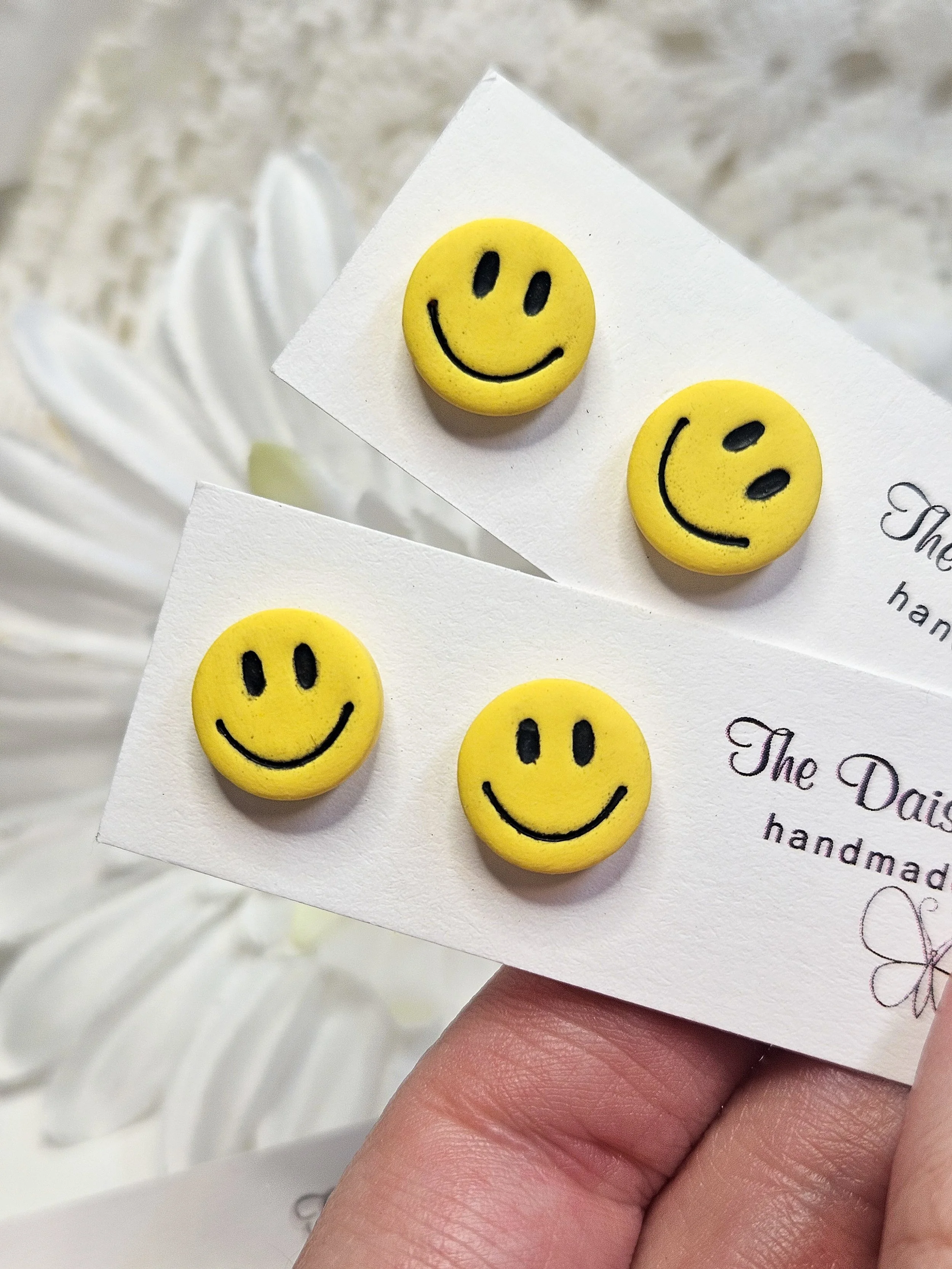 Smiley Face Studs