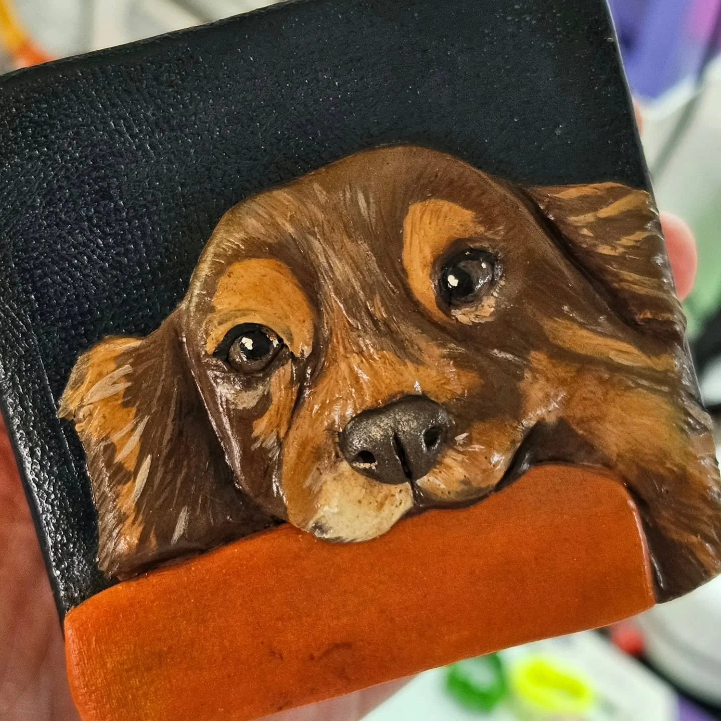 I often share things on my story, forgetting they are temporary, and neglect to post things on my feed worth keeping around. Here is a recent "tiny art" piece I made for my daughter's boyfriend (and his family) after they lost their family 