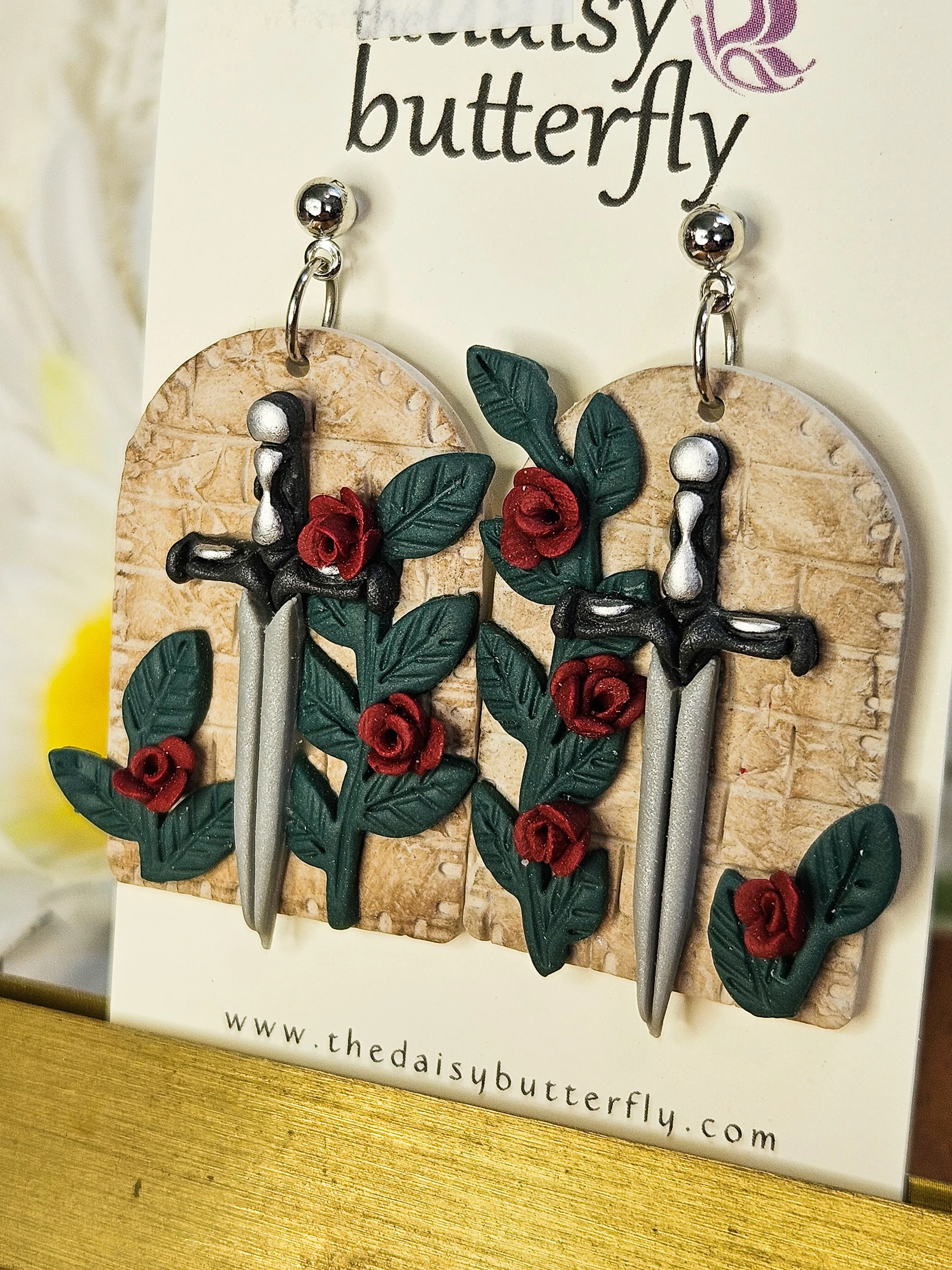 Sword & Roses Earrings