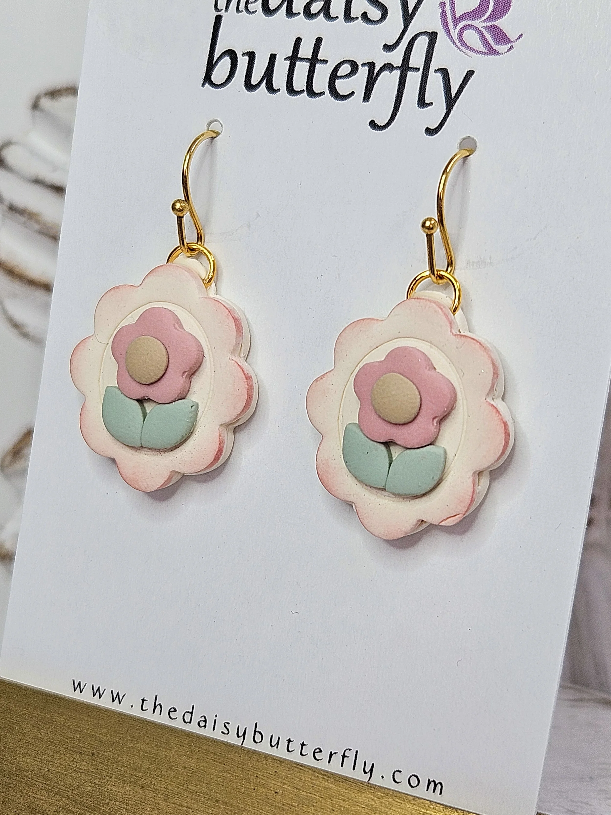 Blushing Meadow Bloom Earrings