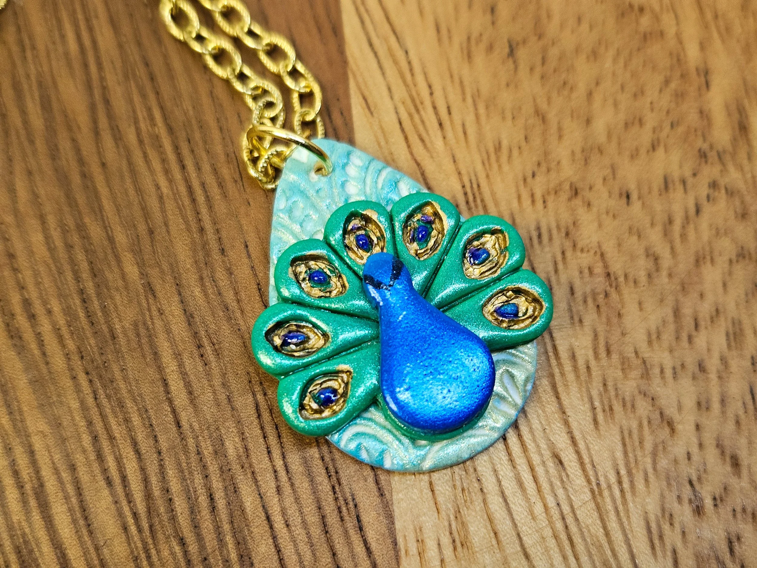 Peacock Necklace