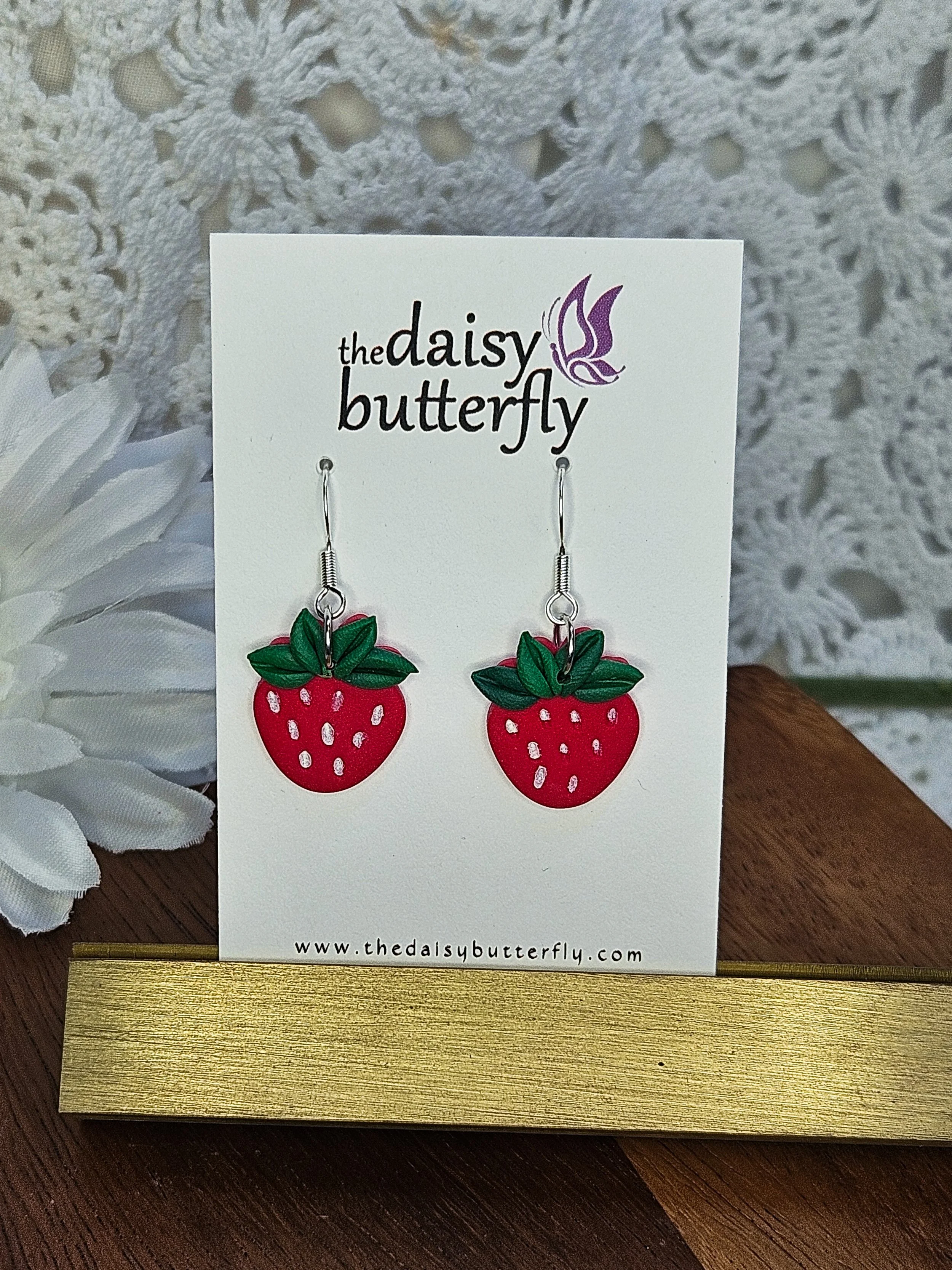 Strawberry Dangle Earrings
