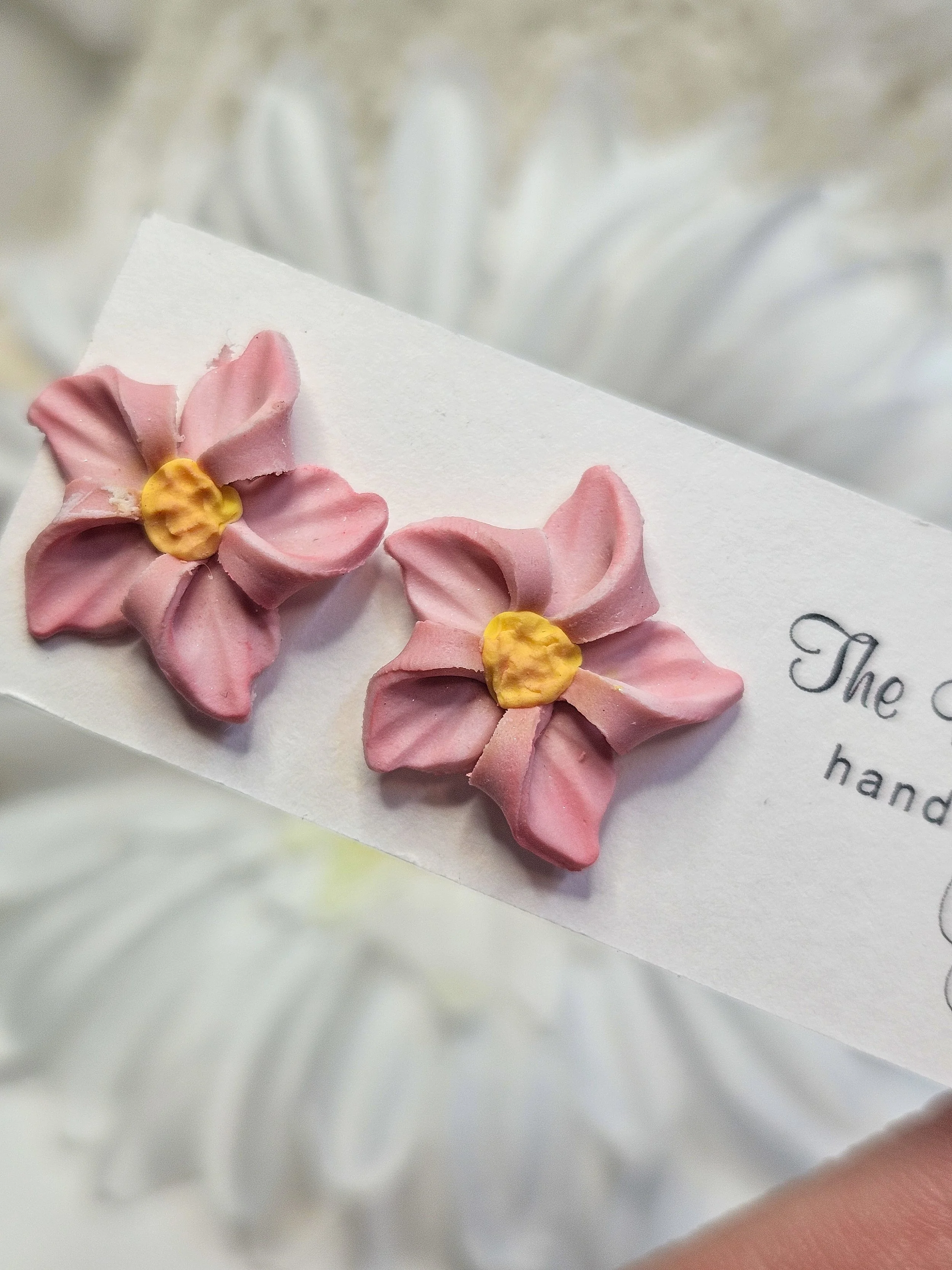 Pinwheel Flower Studs