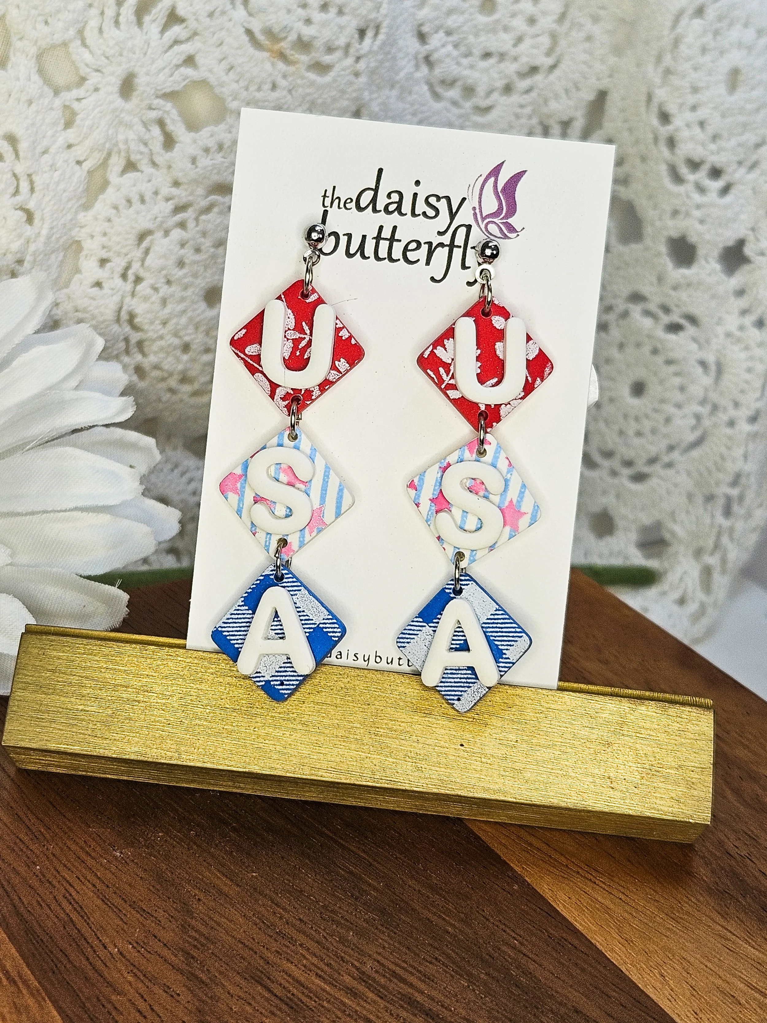 USA Dangle Earrings