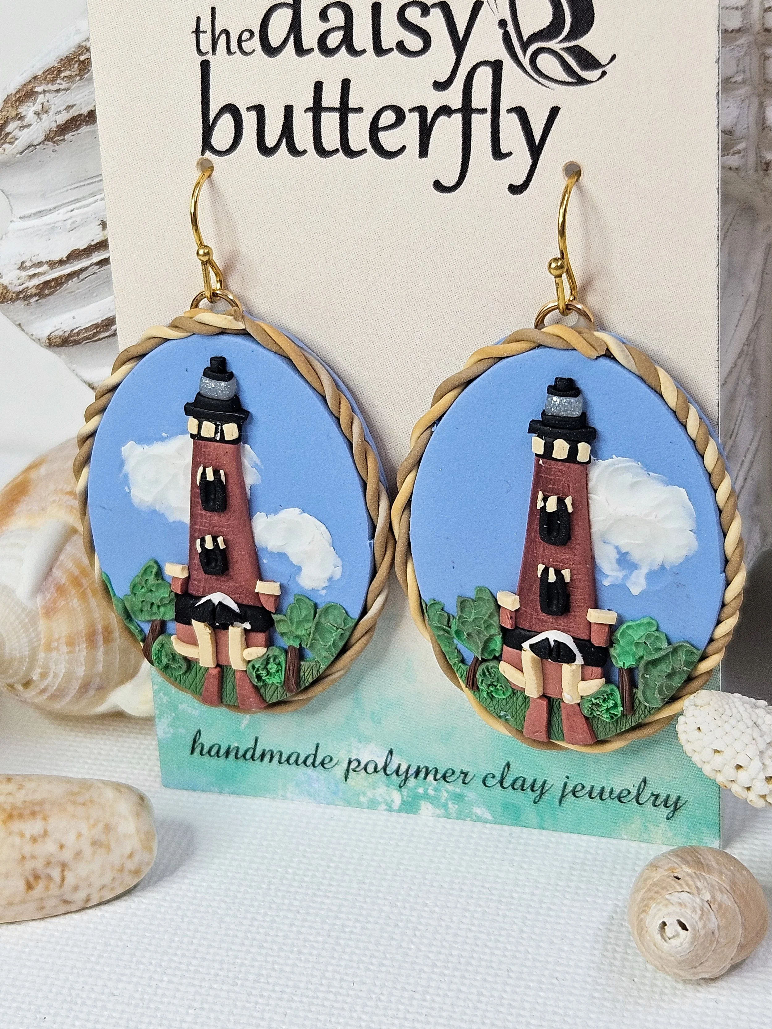 Handmade North Carolina Lighthouse Collection 1 - Landscape Details