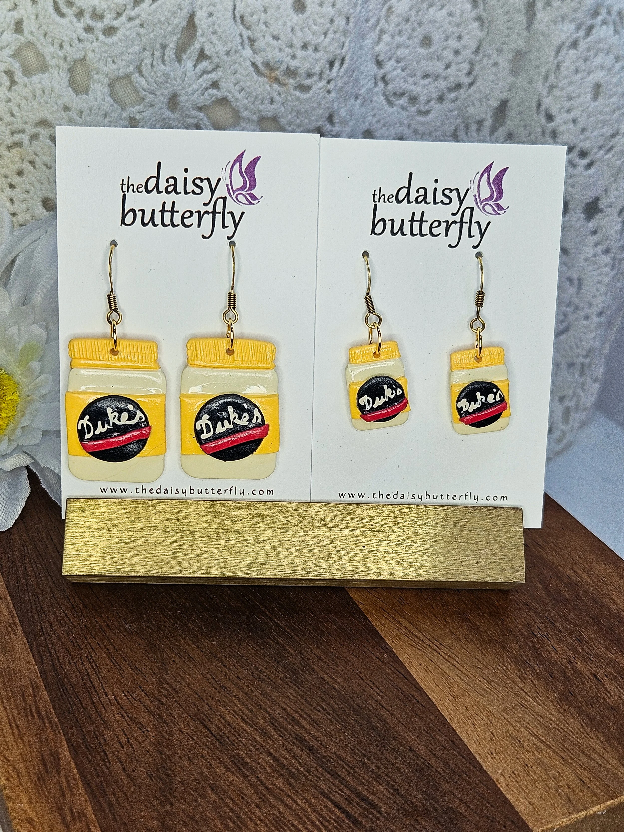 Mayonnaise Jar Earrings - The Only True Mayo