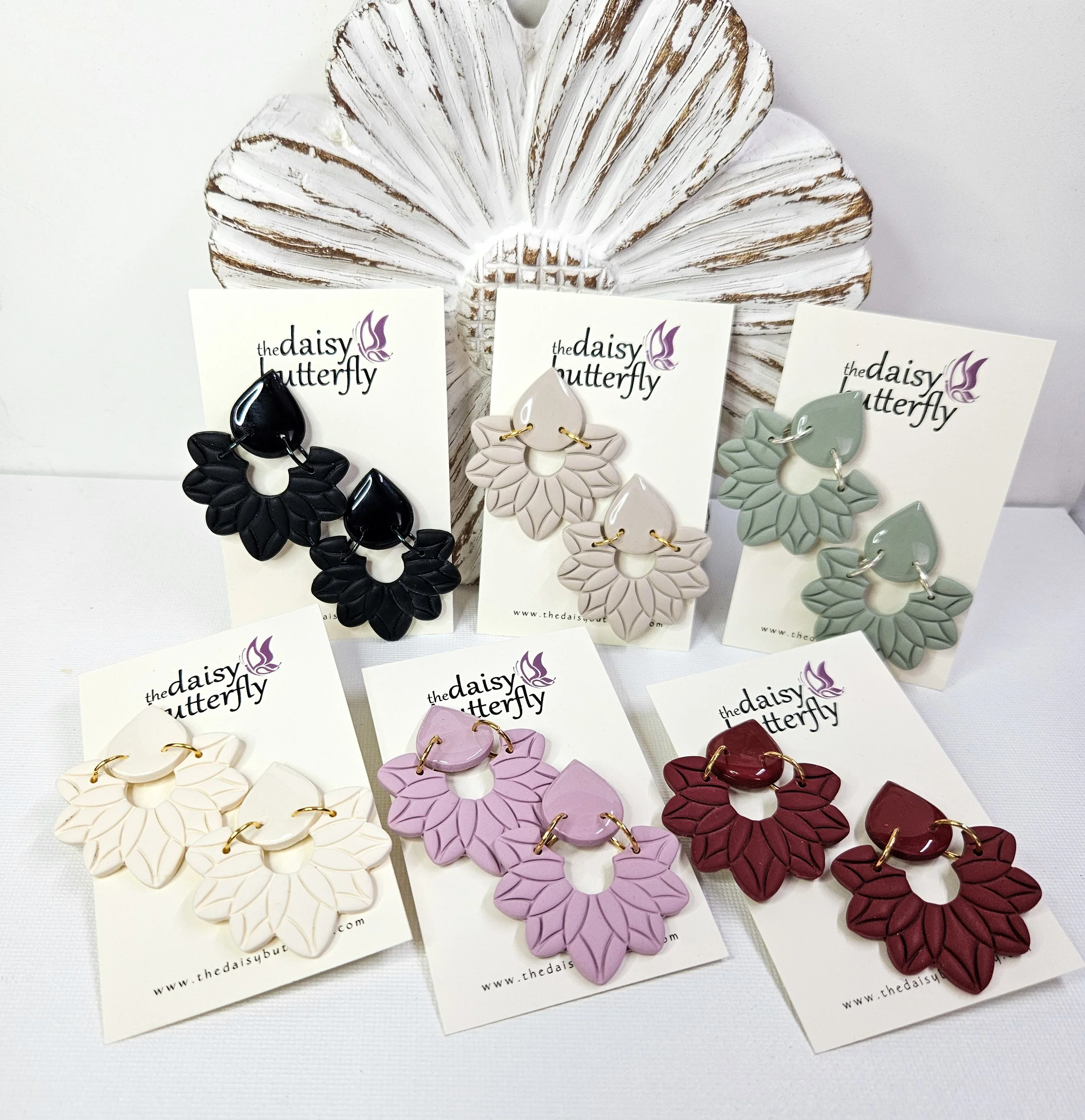 Blossom Handmade Polymer Clay Earrings