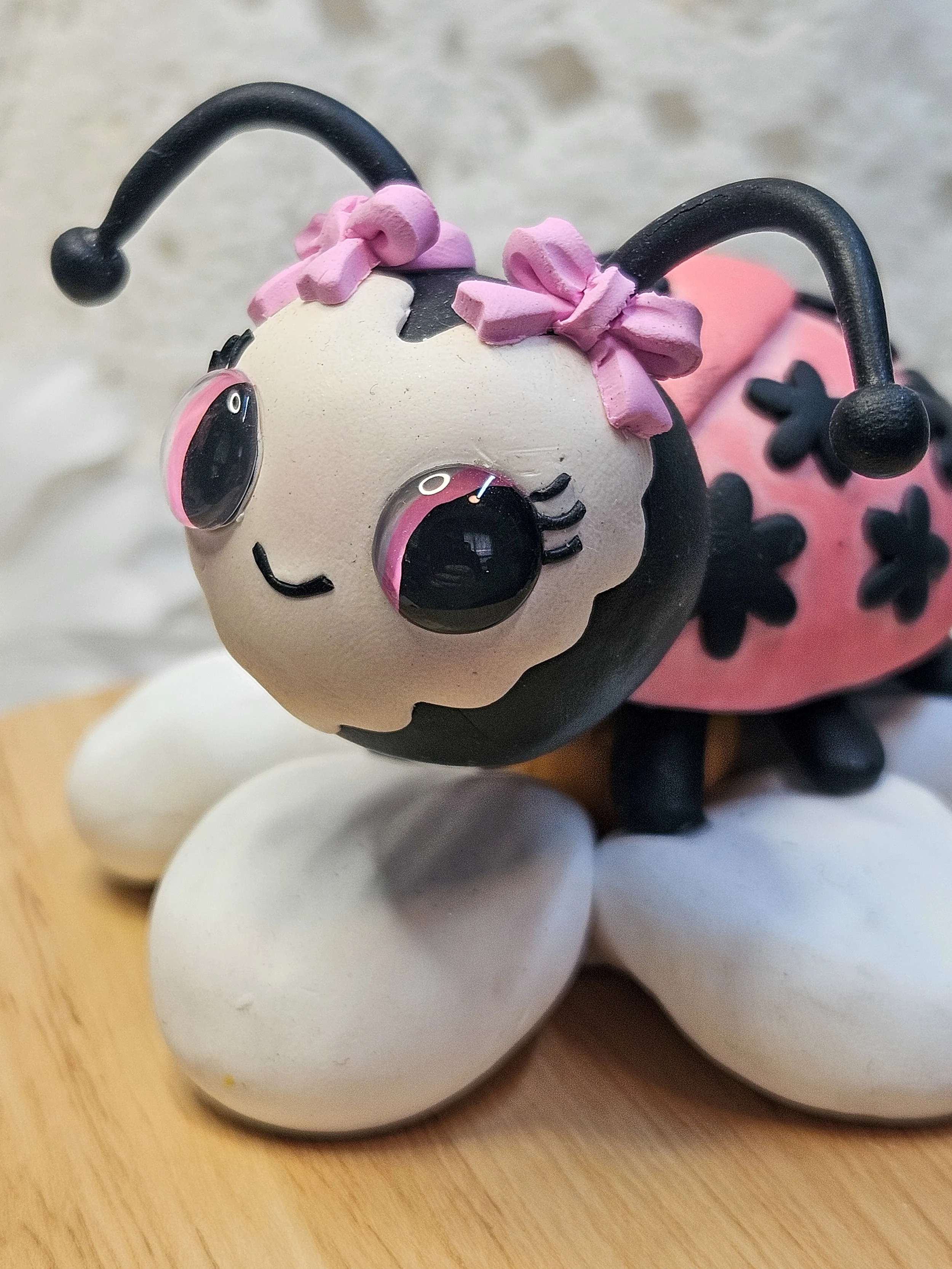 Ladybug on Daisy Figure
