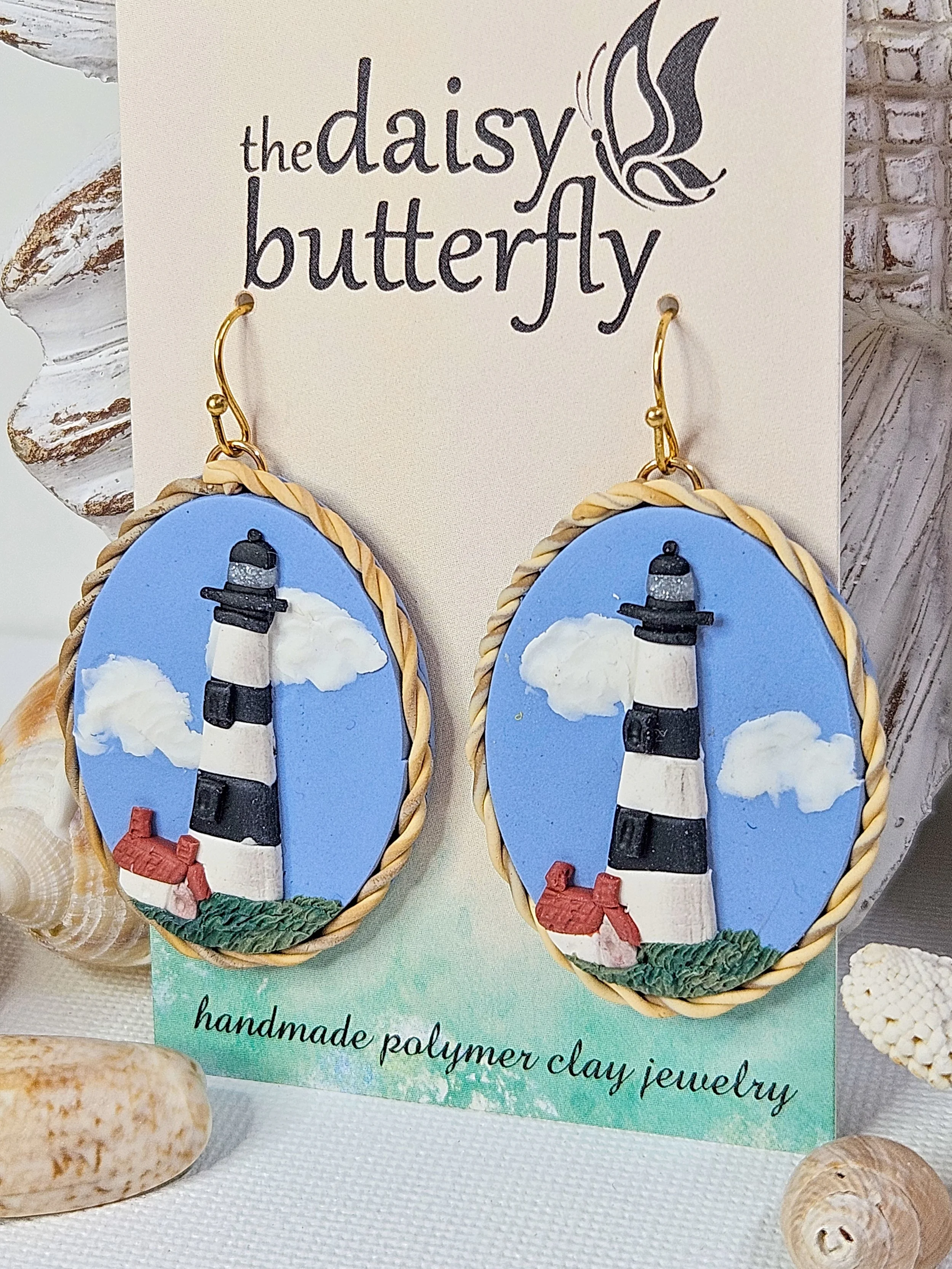 Handmade North Carolina Lighthouse Collection 1 - Landscape Details