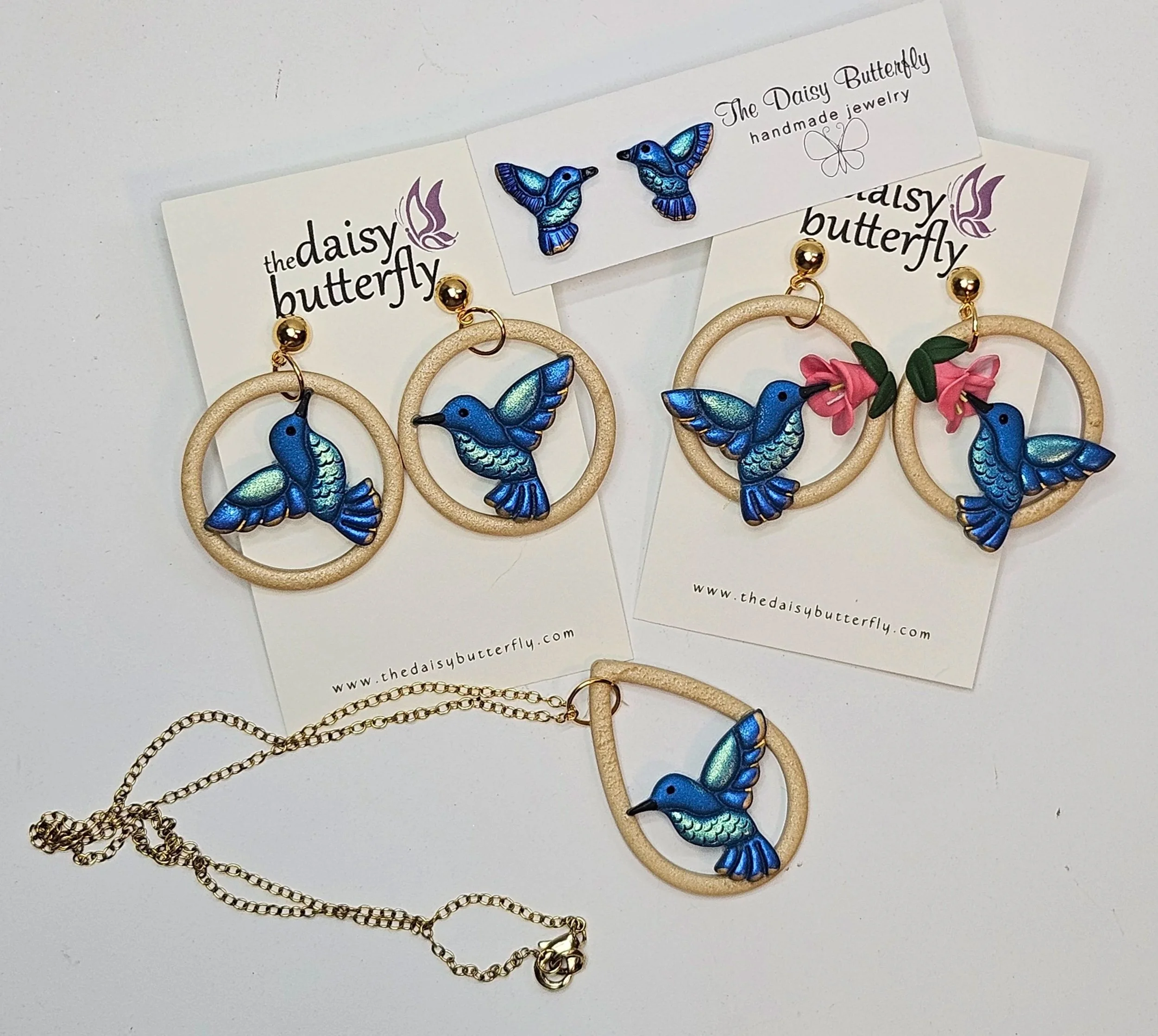Whimsical Hummingbird Jewelry Collection