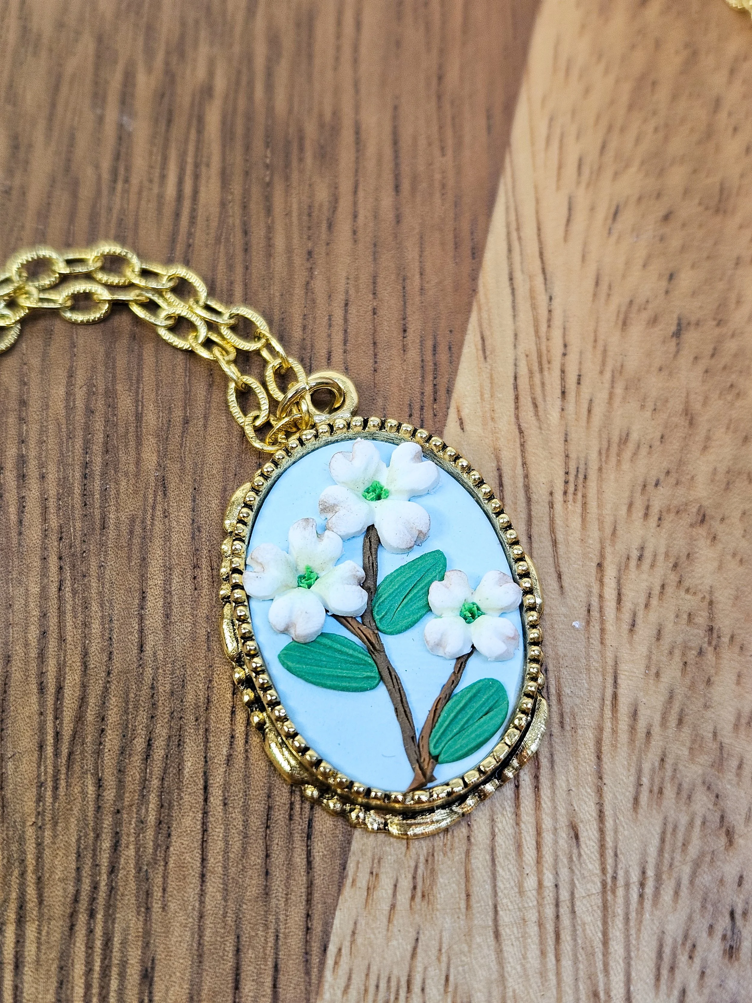 Dogwood Flower Necklaces