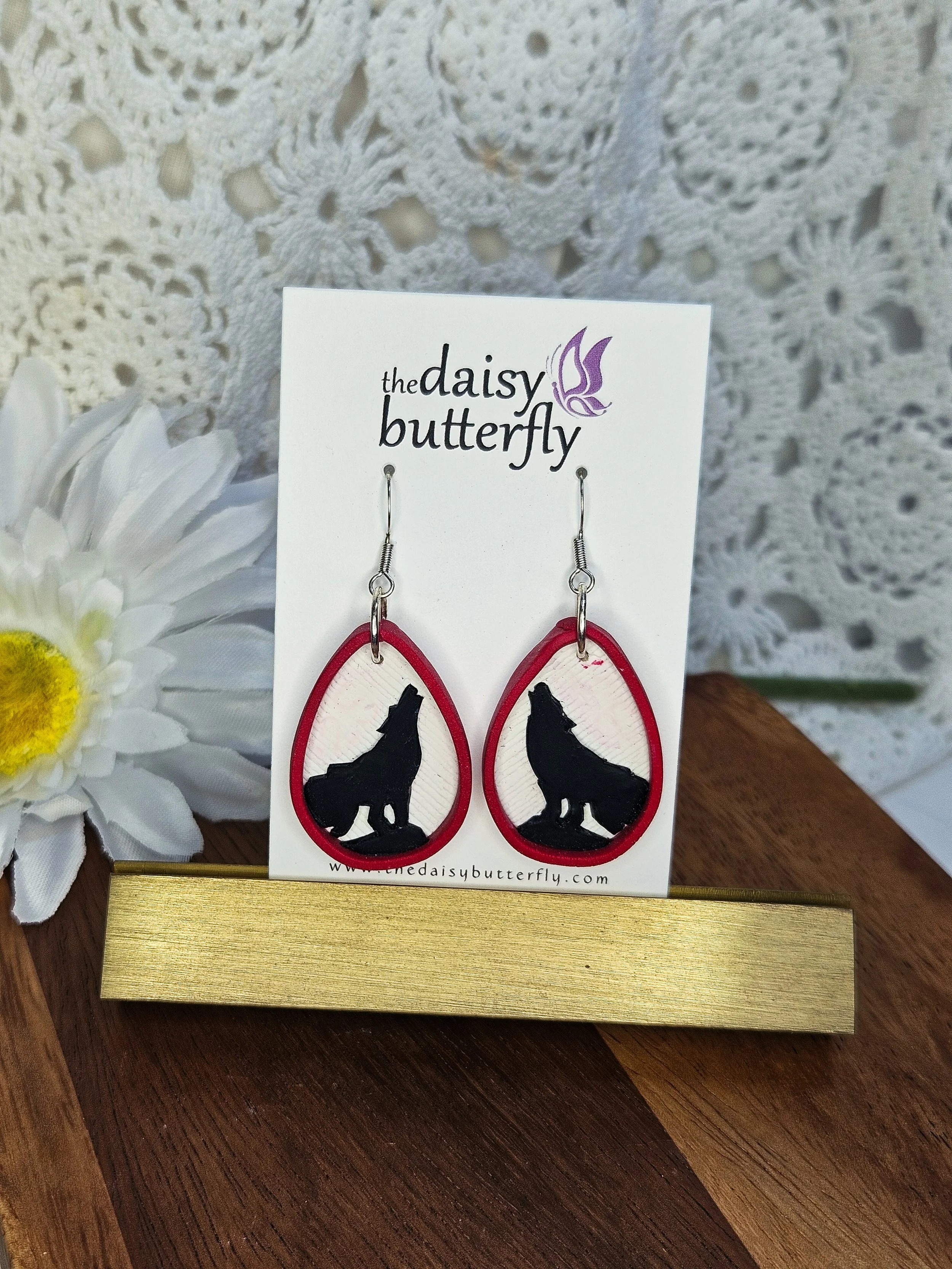 Wolf Silhouette Earrings - Wolfpack