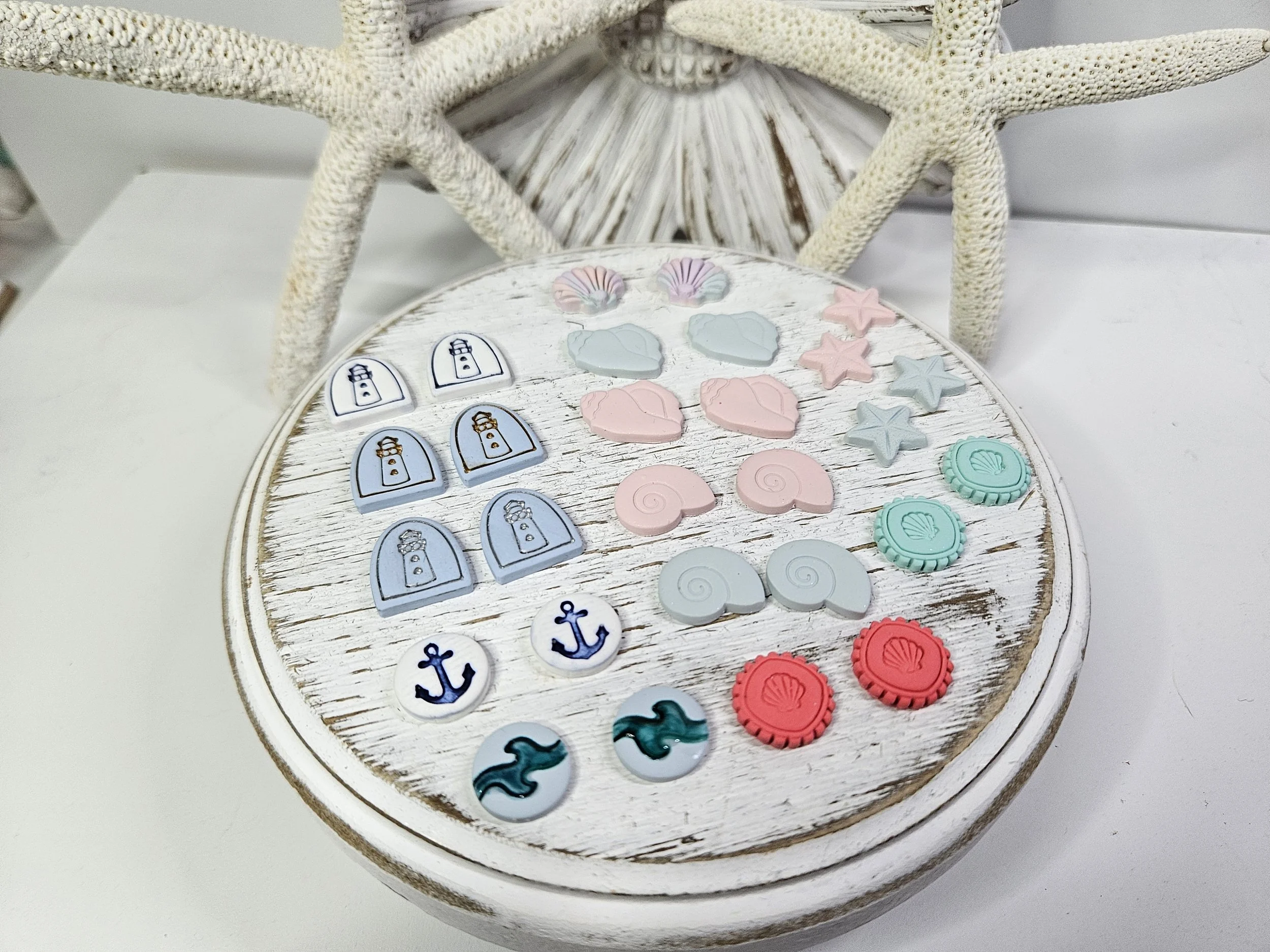 She Sells Seashells by the Seashore - Stud Collection