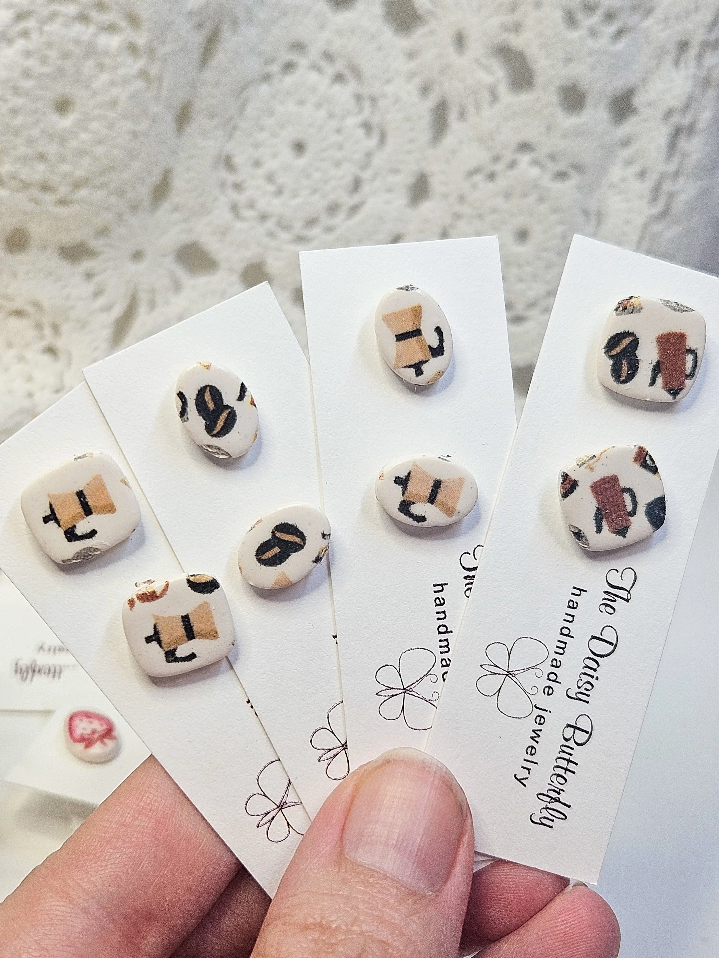 Coffee Studs
