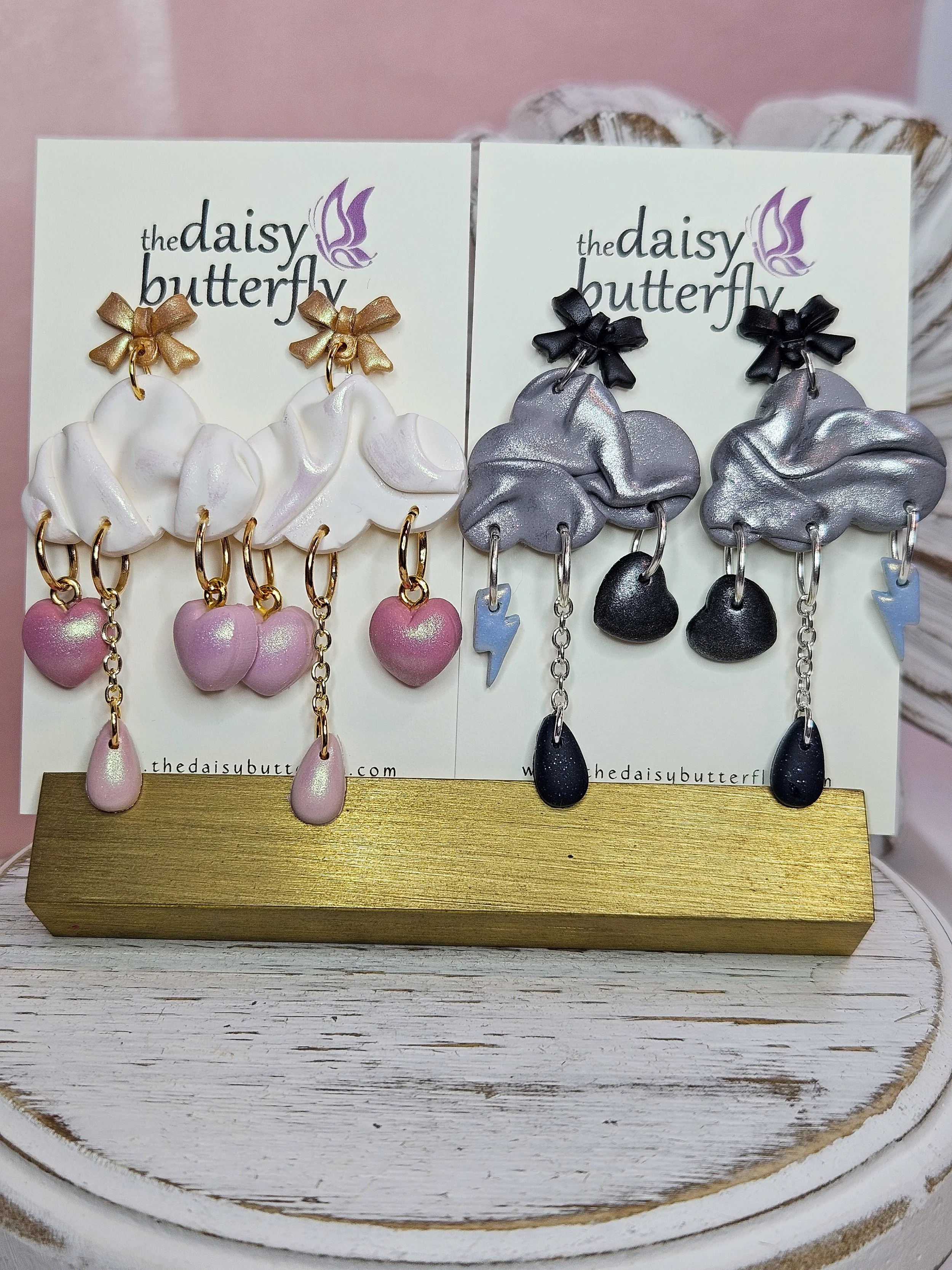 Cloud Nine Valentine Dangles (Sweetheart & Storm)