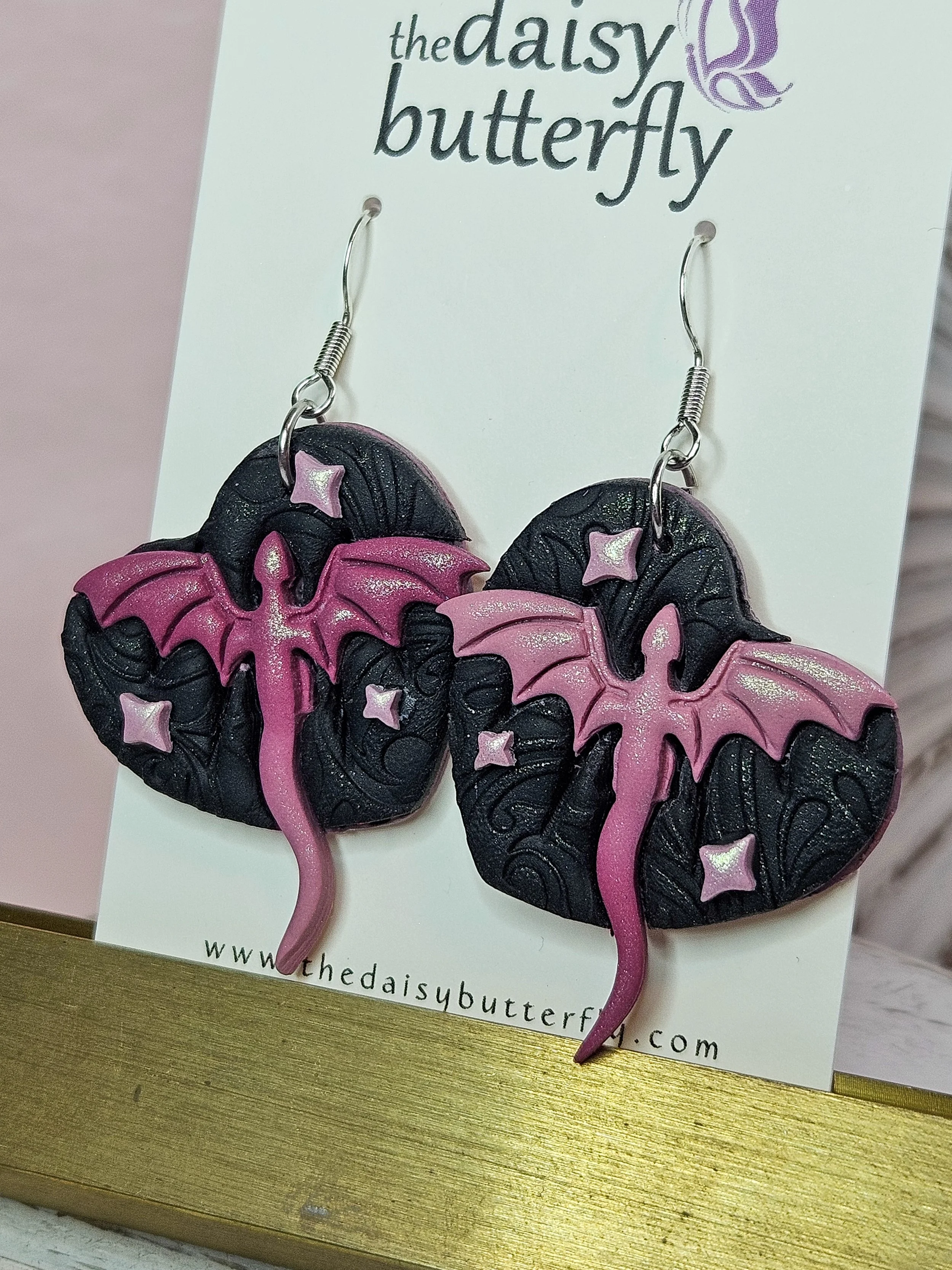Enchanted Dragon Heart Dangles