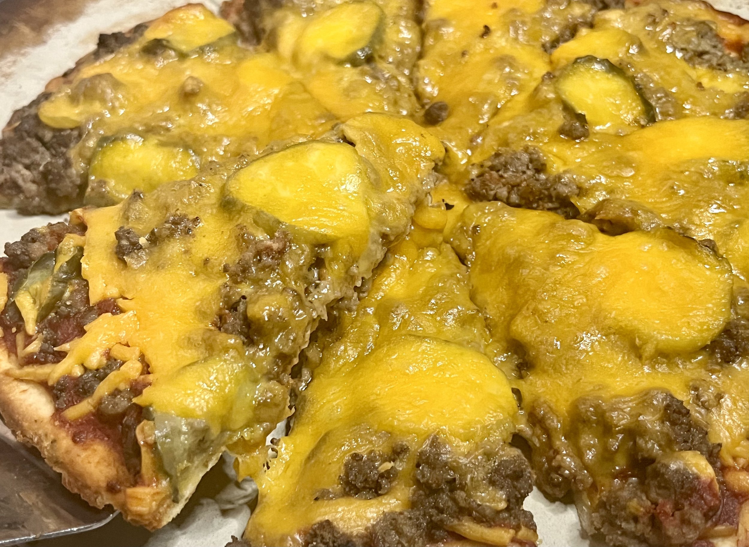 Cheeseburger Pizza