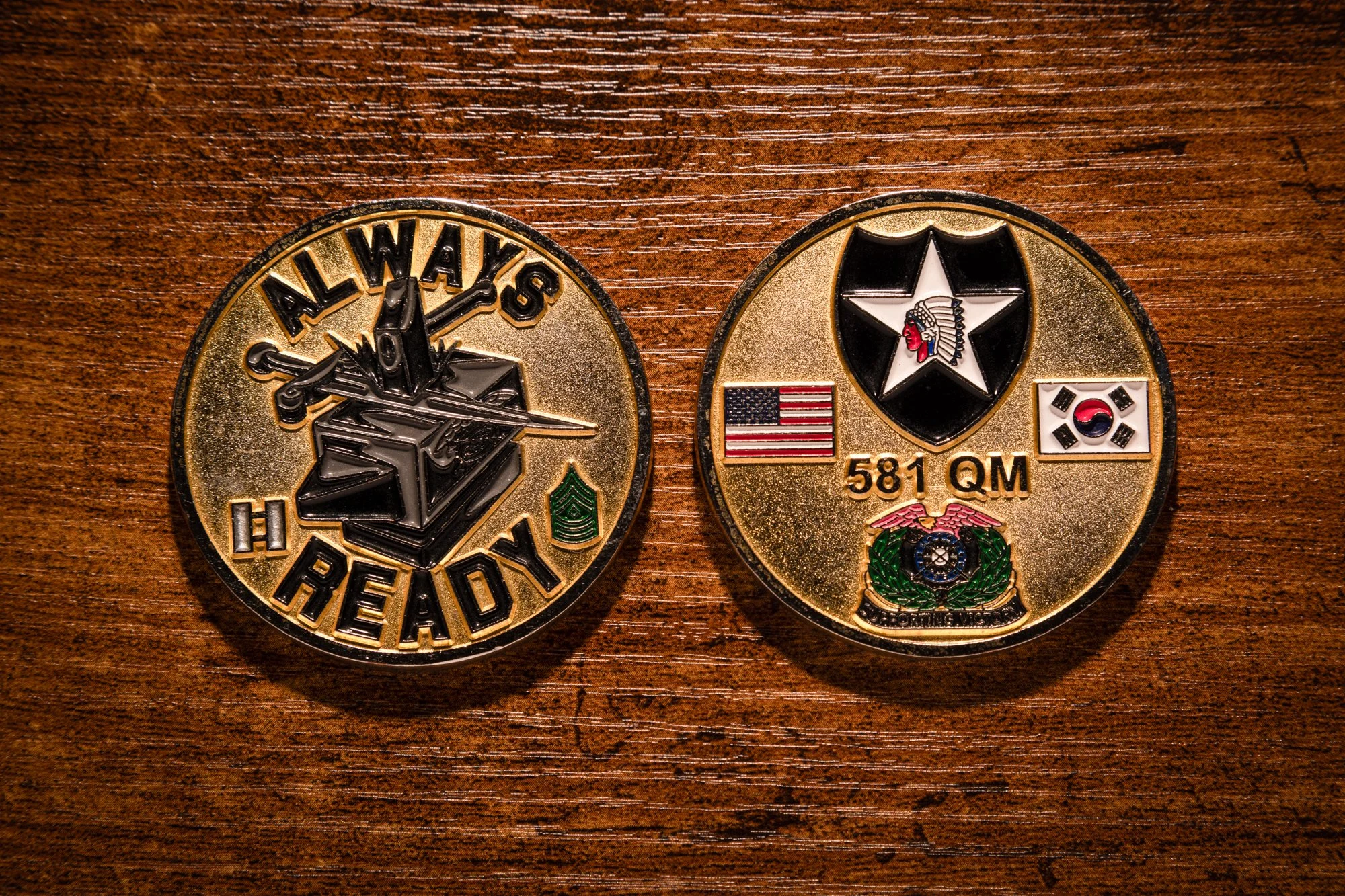 581st Quartermaster “Always Ready” Company Coin
