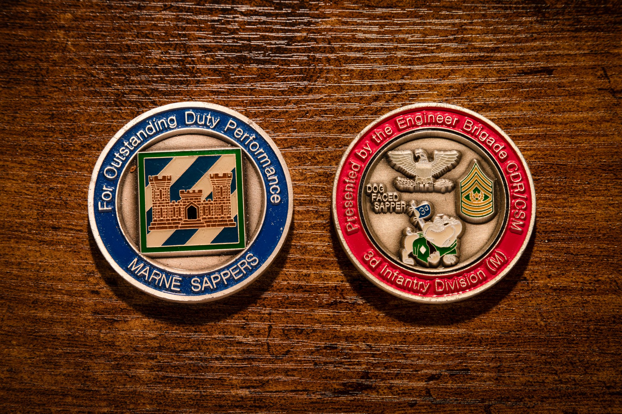 Engineer Brigade, Third Infantry Division Command Coin
