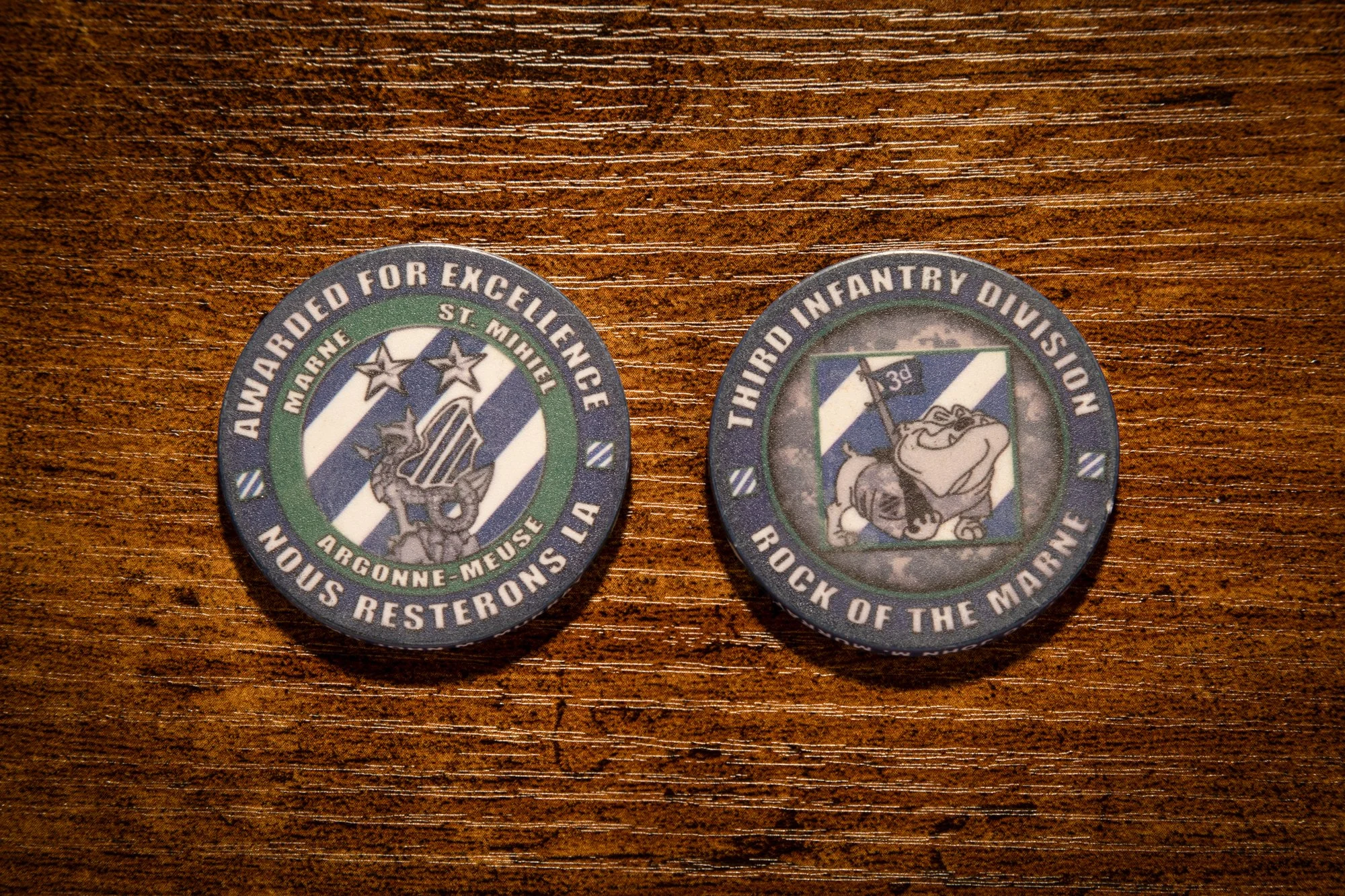 Third Infantry Division Command Challenge Chip
