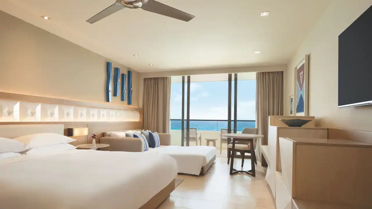 Ocean Front Double Beds - Hyatt Ziva Cancun