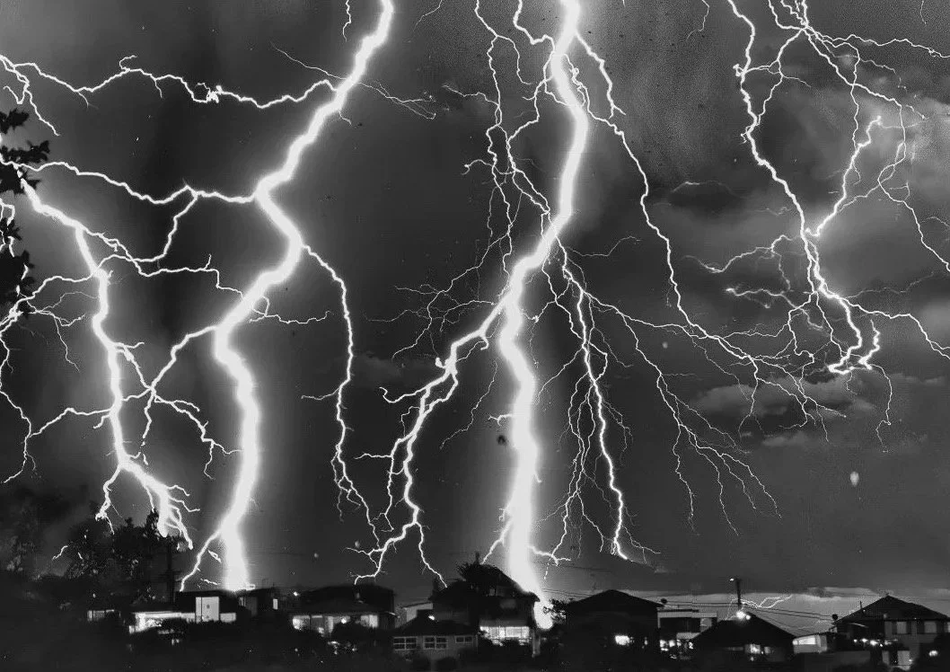 Lightning In Monochrome