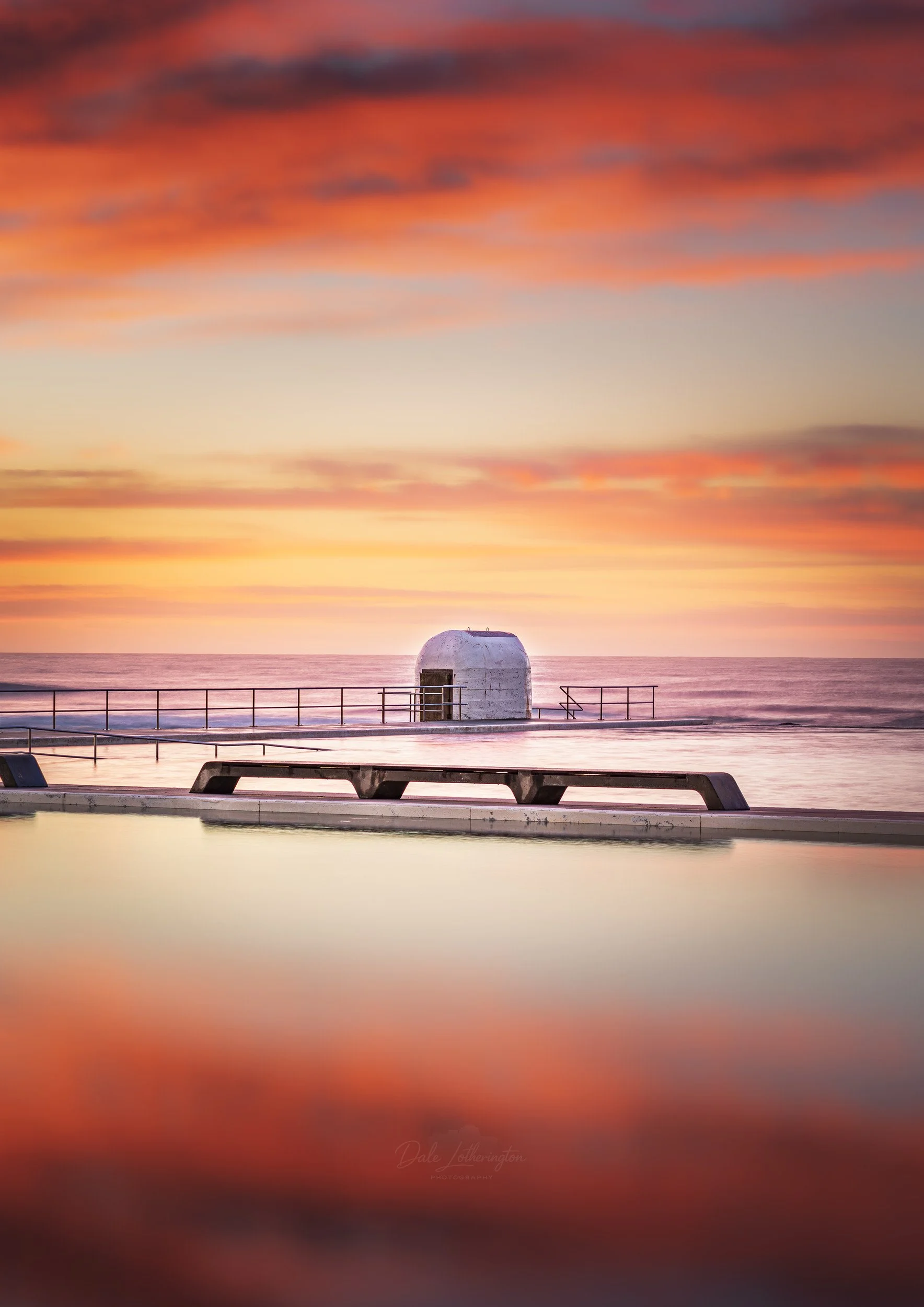 Apricot Skies — Merewether Ocean Baths