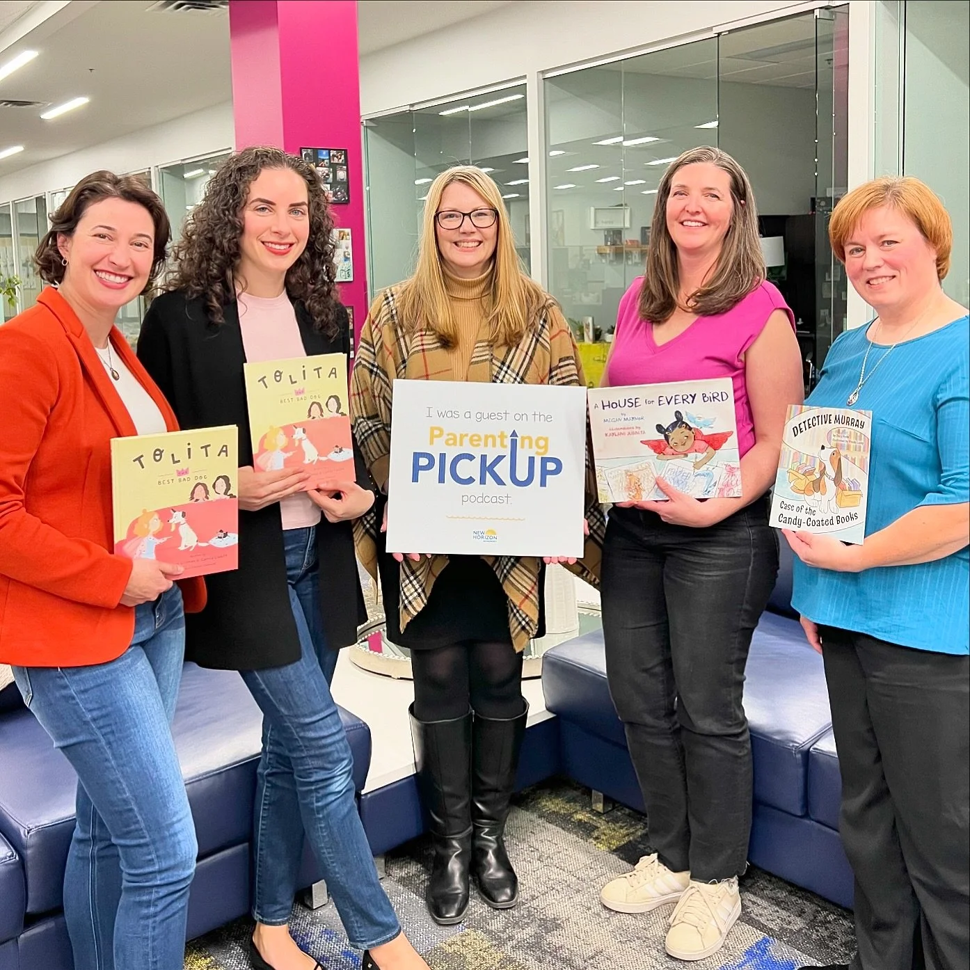 We were happy to be part of The Parenting Pickup podcast a week ago with fellow local authors @megan_maynor and @thyde22. We got to speak about our books, the process that authors go through to make books, and our love of telling stories for kids. 📚