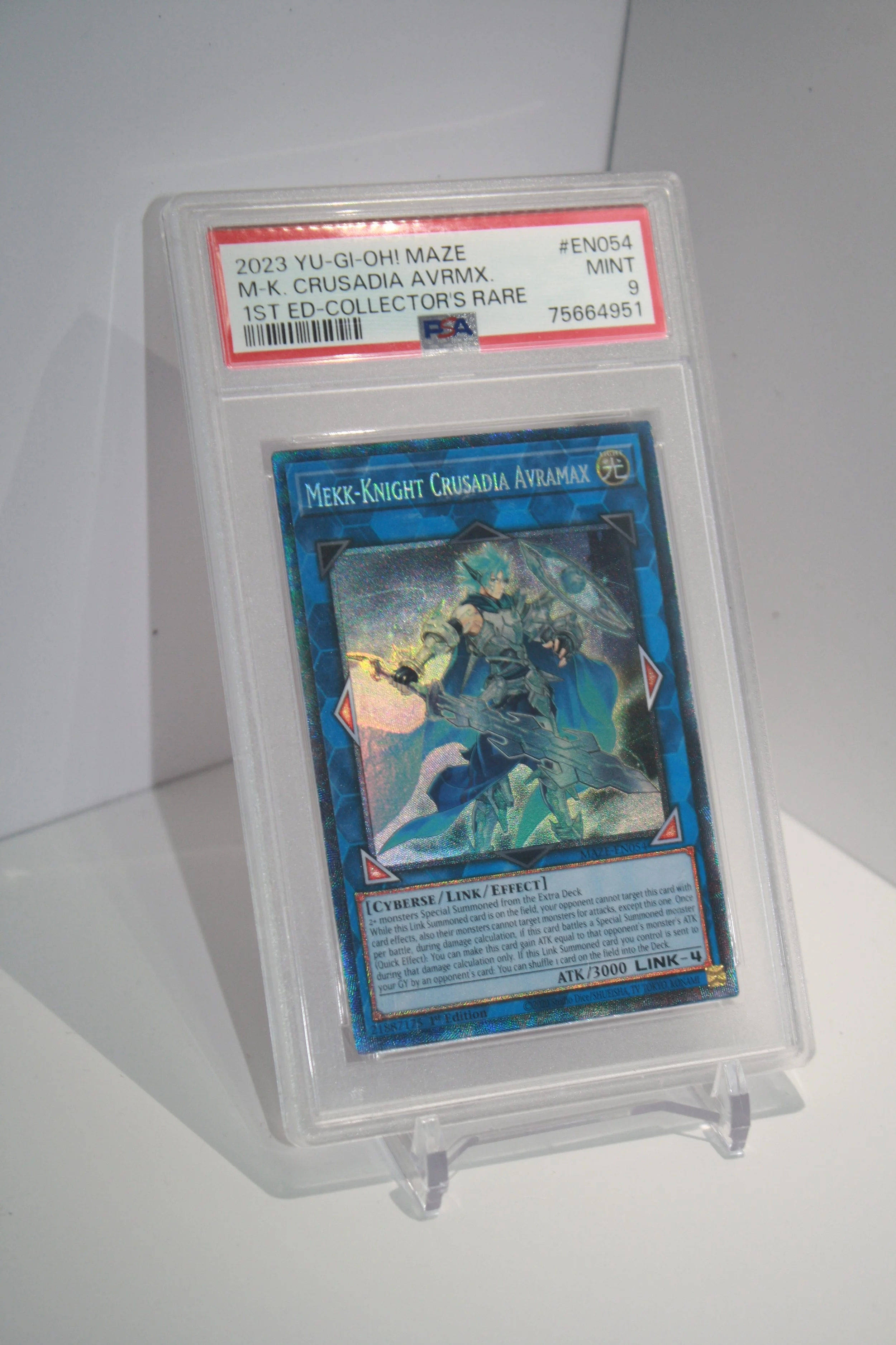 2023 YU-GI-OH MAZE M-K CRUSADIA AVRMS 1ST ED-COLLECTORS RARE