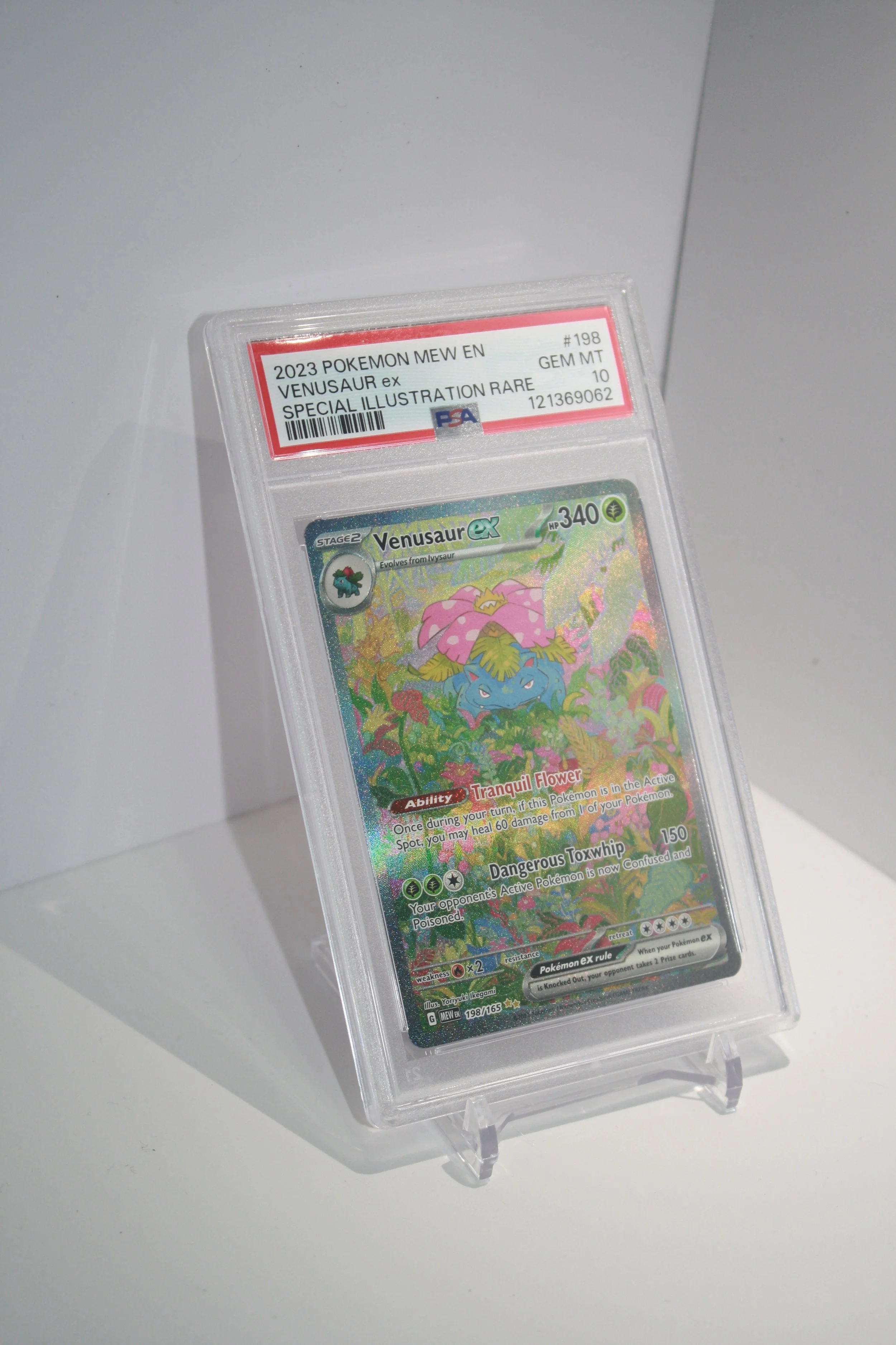 2023 POKEMON MEW EN-151 #198 VENUSAUR EX SPECIAL ILLUSTRATION RARE