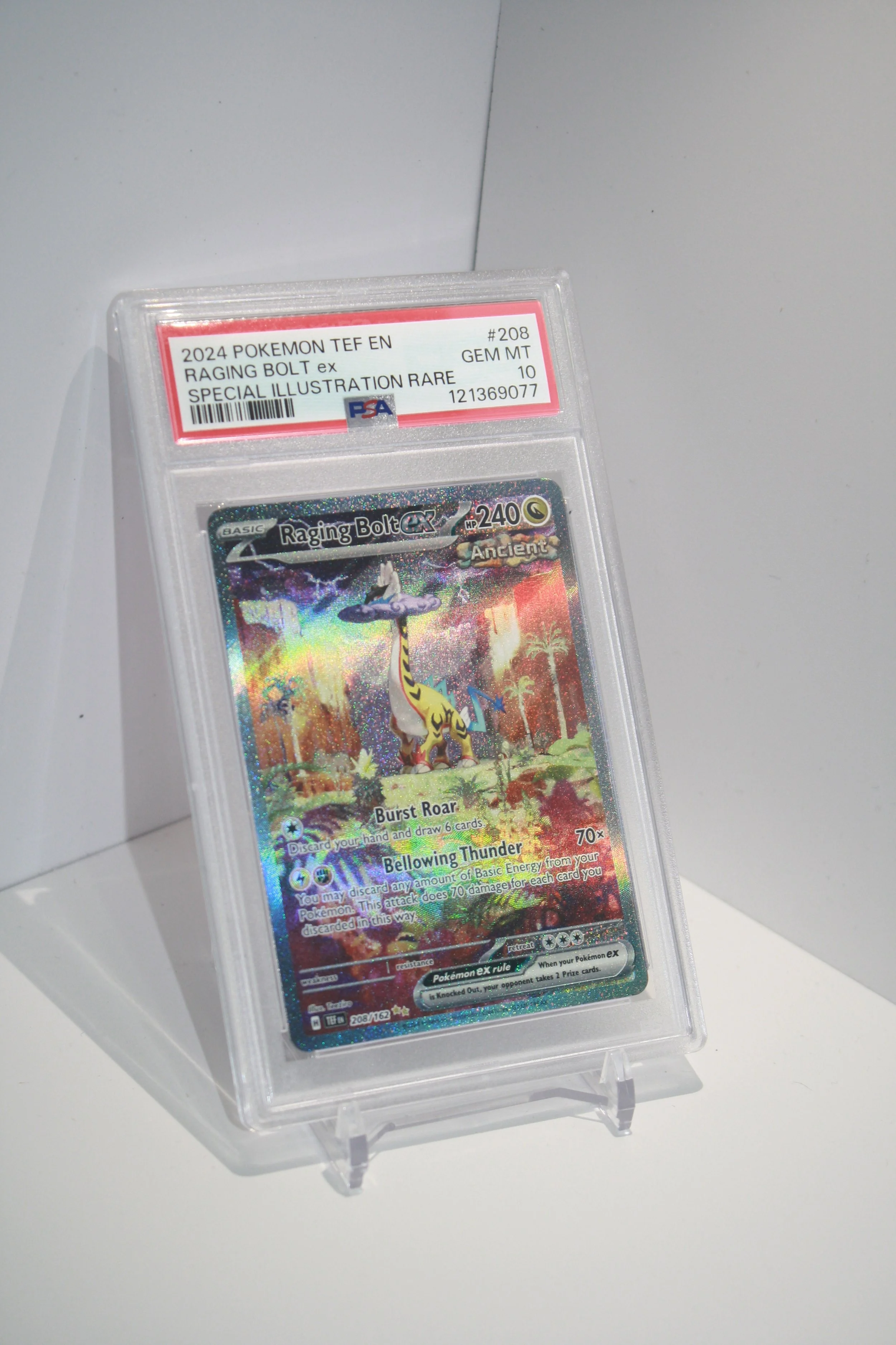 2024 POKEMON TEF EN RAGING BOLT EX SPECIAL ILLUSTRATION RARE