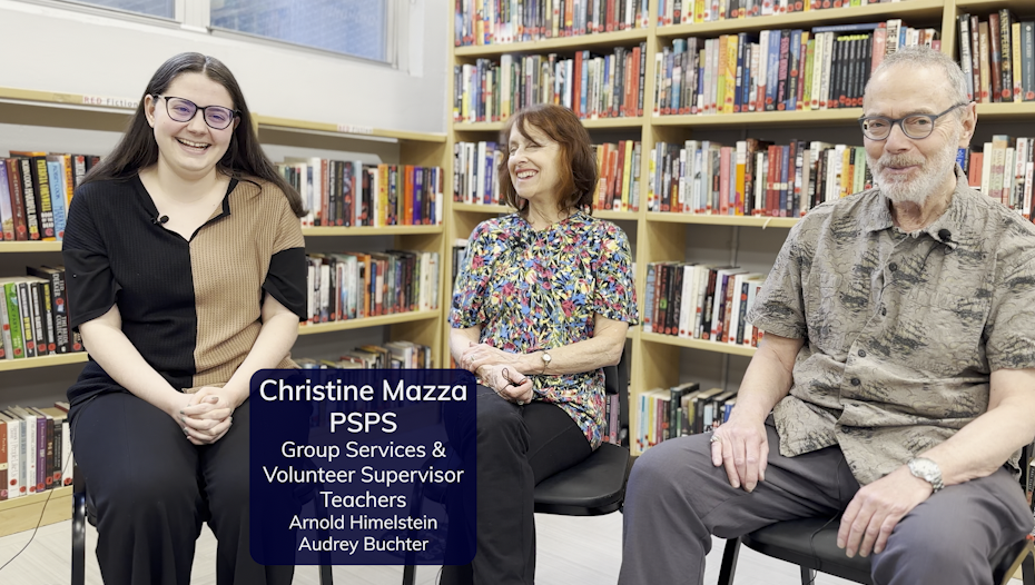 Christine Mazza Interview PSPS Group Services &amp; Volunteer Supervisor, and Teachers (2026)