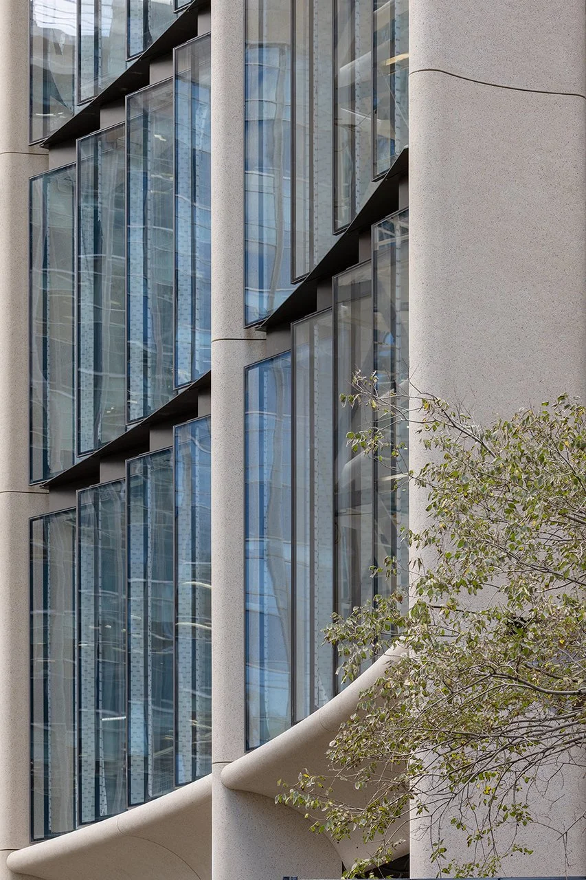 Podium facade at Chifley