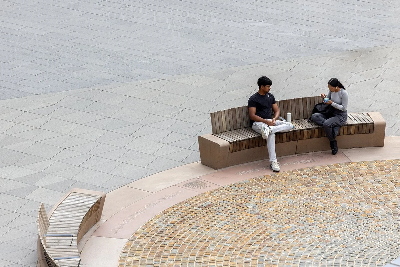 Parramatta Square bench round