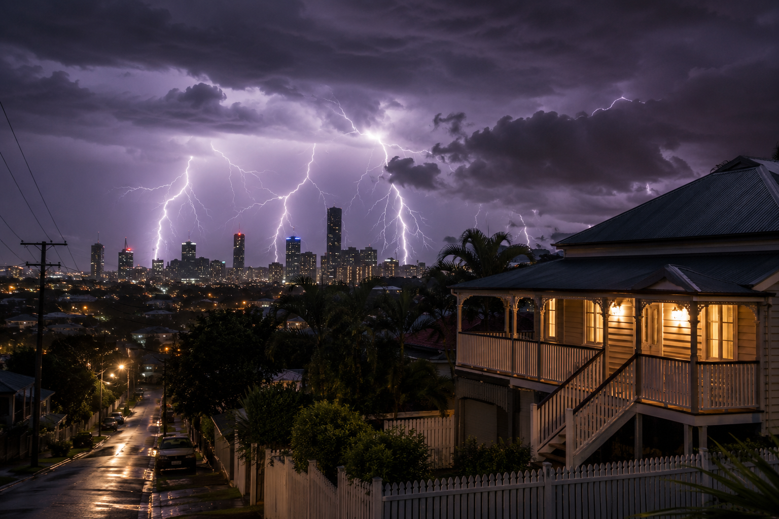 Storm electrical breakdowns Southeast Queensland