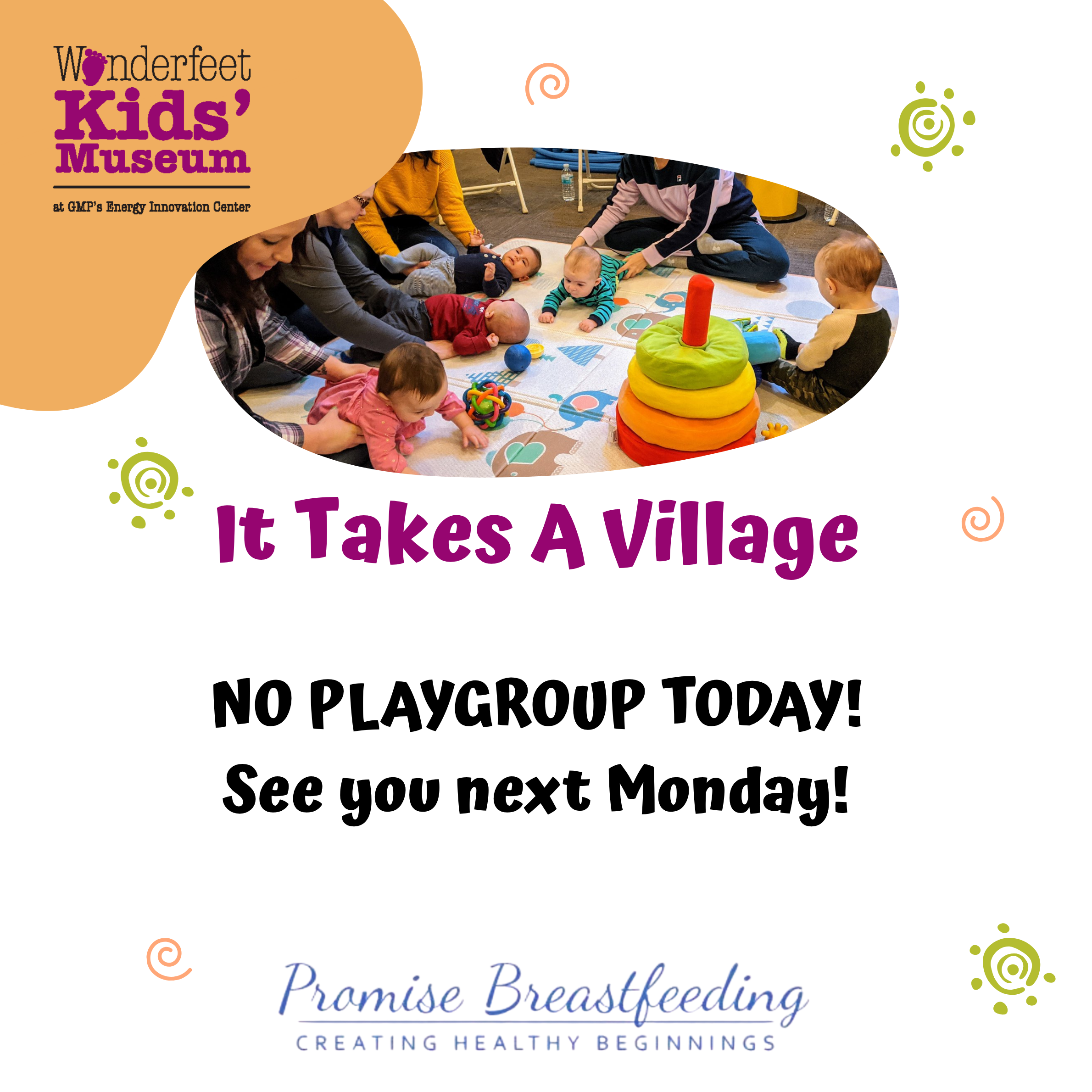 It Takes A Village Playgroup - No Playgroup Today!