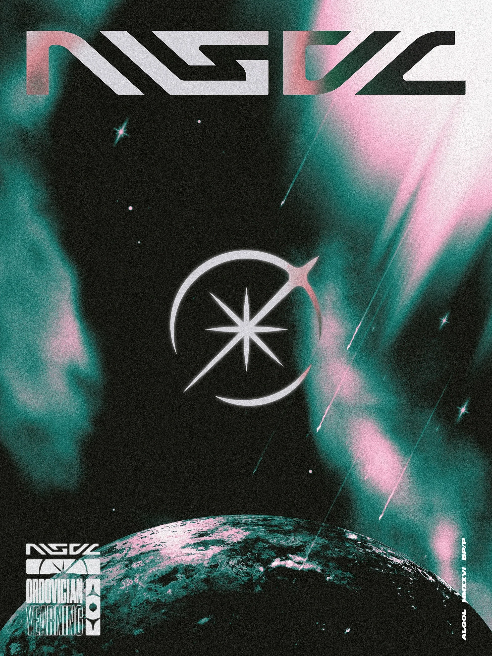 Logos, typography, and single artwork for @algol_cn