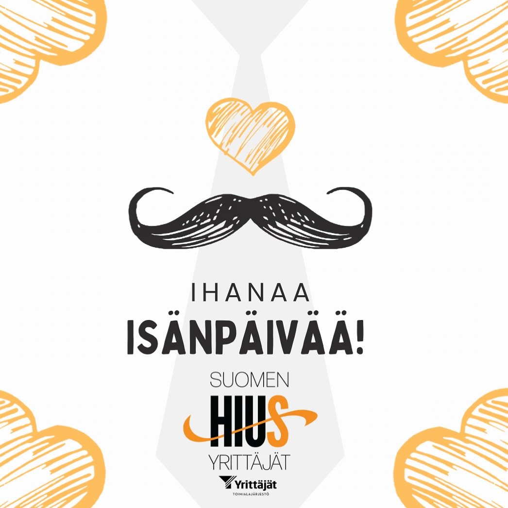 Mahtavaa isänpäivää kaikille 🧡
”Isällä on kokemusta,
elämästä näkemystä.
Neuvoja saamme hyviä,
ne ovat kuin kultajyviä.
Niitä jatkossakin arvostamme,
nyt vain onnea toivota