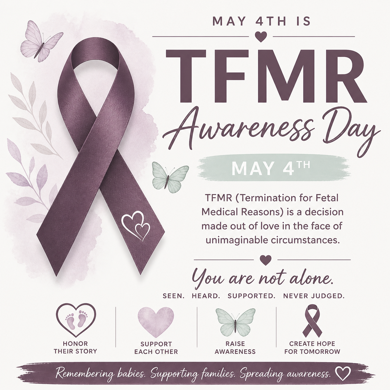 TFMR Awareness Day, May 4th