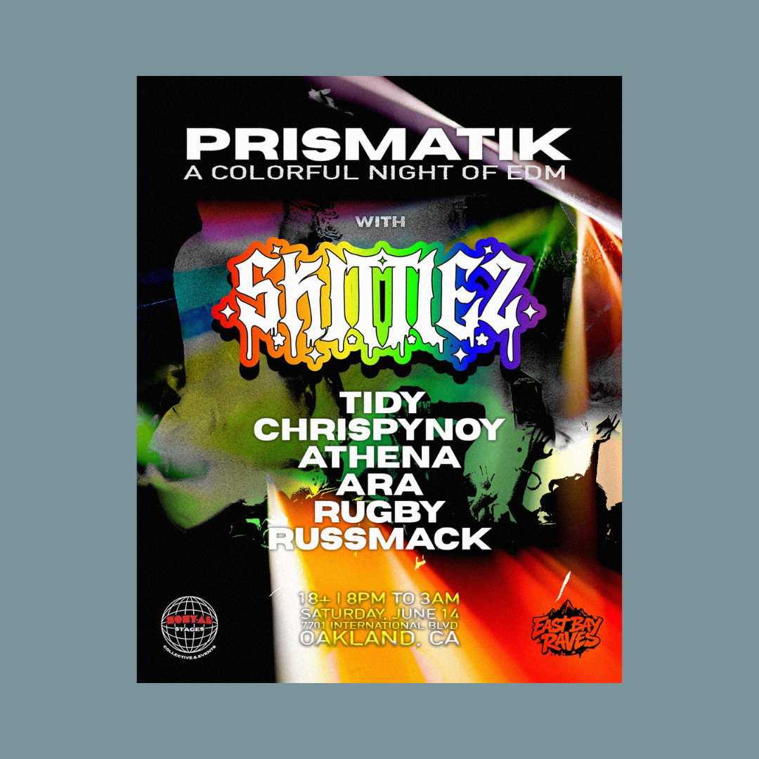 Event Flyer of Sosyal Stages Prismatik 2025 Bay Area Rave